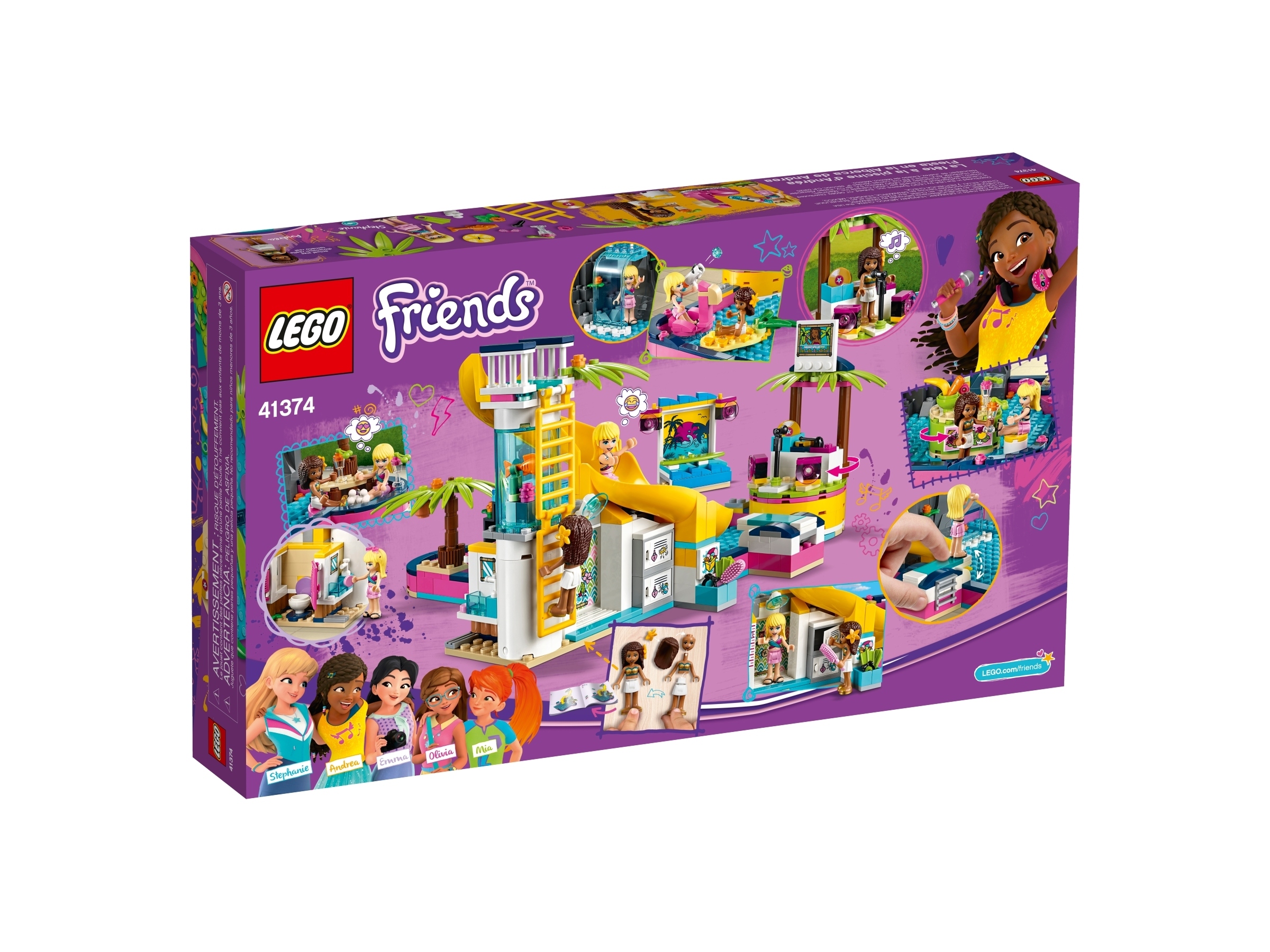 LEGO Friends 41374 Impreza Andrei na basenie Marka LEGO