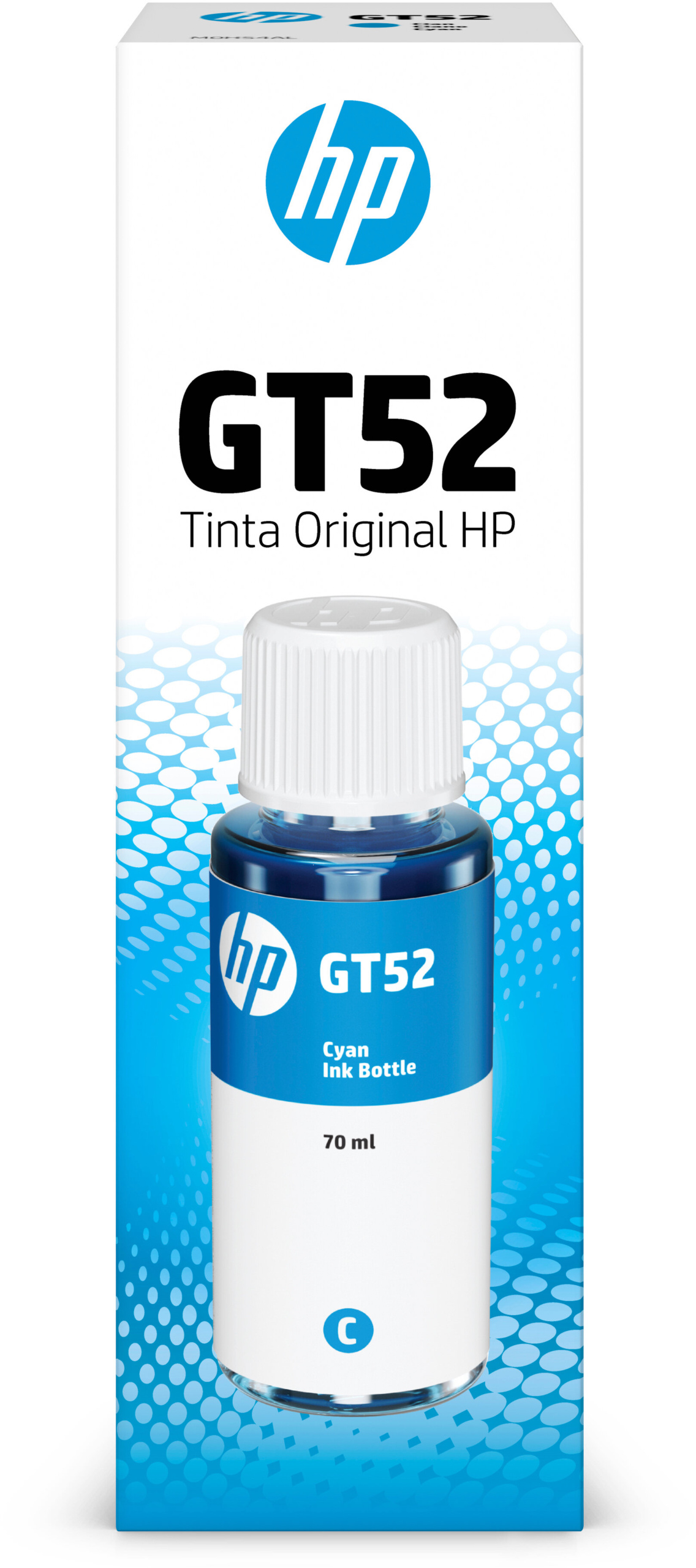 tusz Hp GT52 niebieski M0H54AE cyan do drukarki Smart Tank