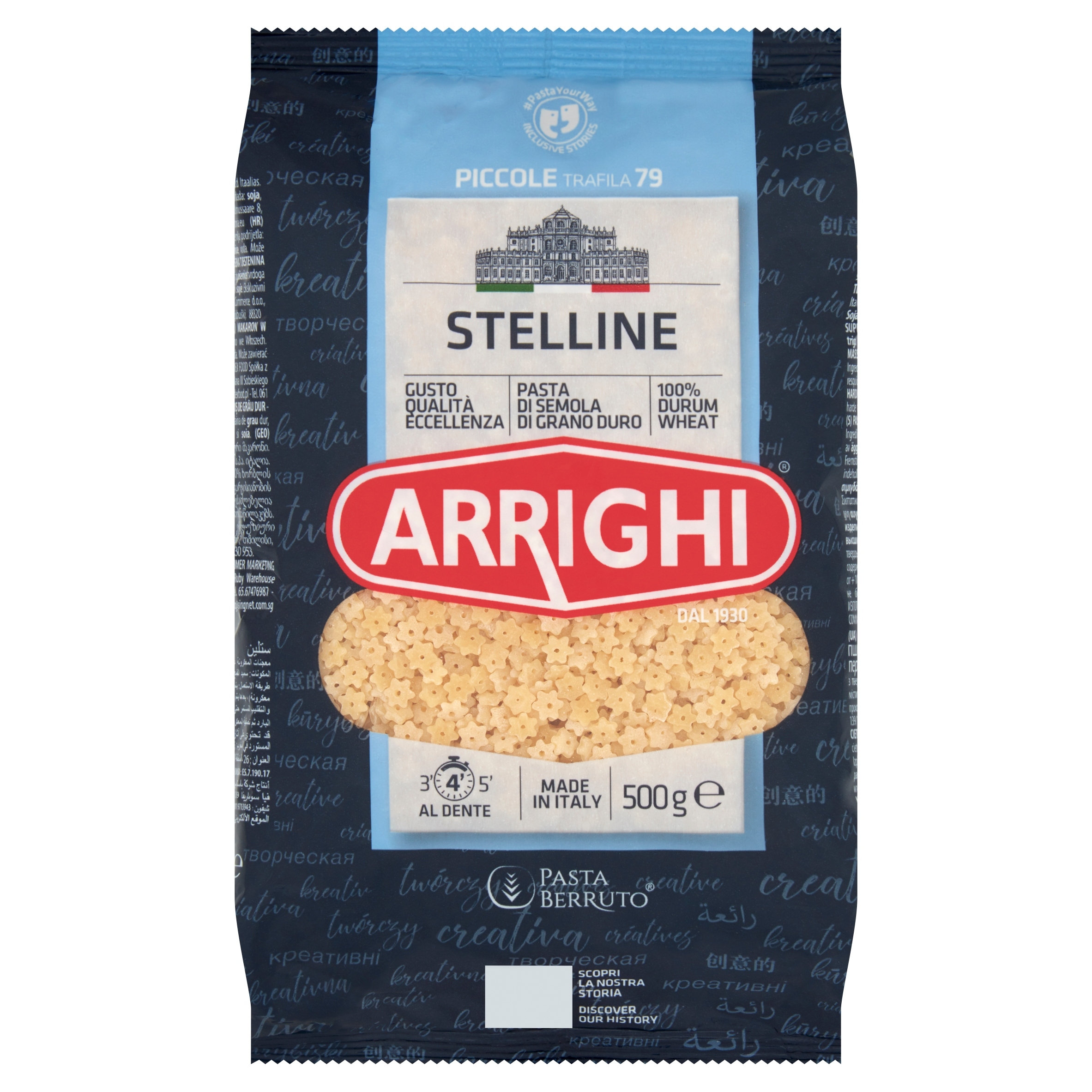 Těstoviny Arrighi hvězdičky 500 g