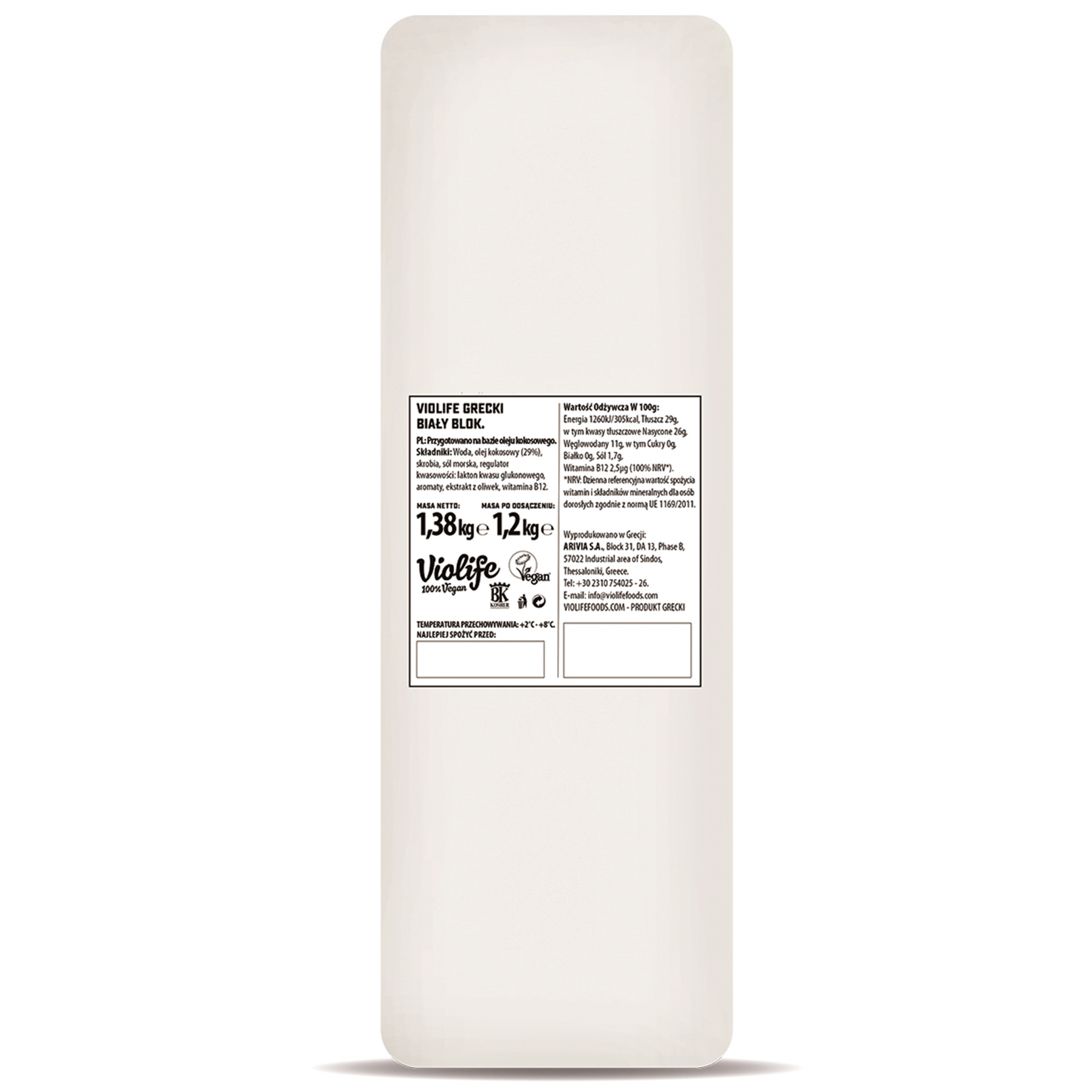 Levně Violife Bílý blok řeckého typu 1,38 kg