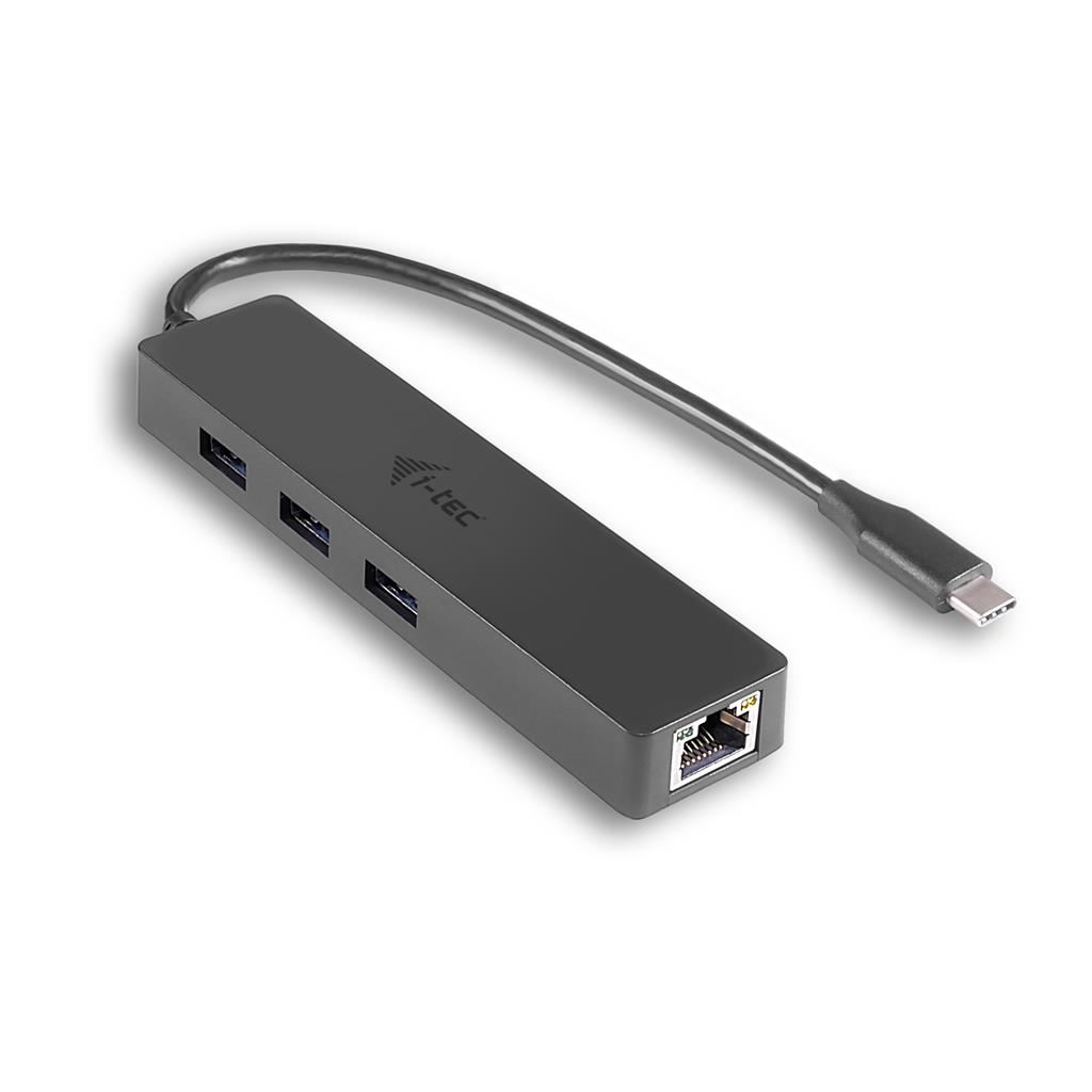 

Usb-c Slim 3-port Hub z adapterem Gigabit Ethernet
