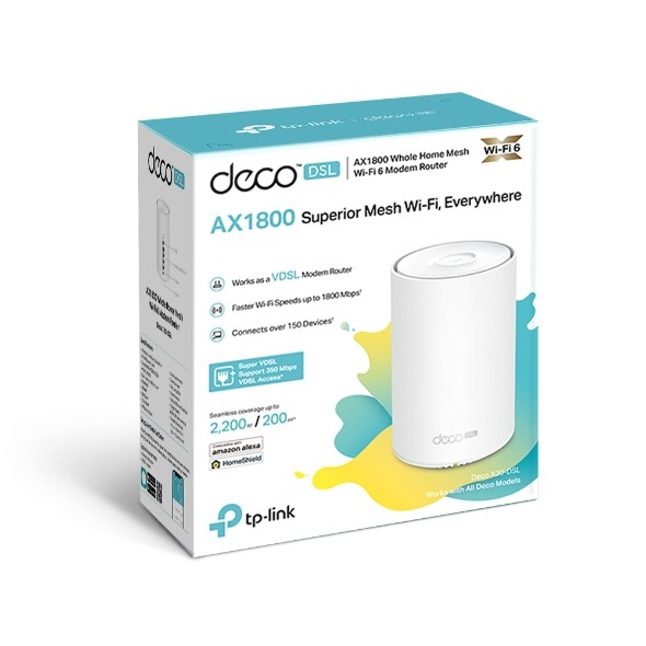 Access Point, Router TP-LINK DECO X20-DSL 802.11ax (Wi-Fi 6)