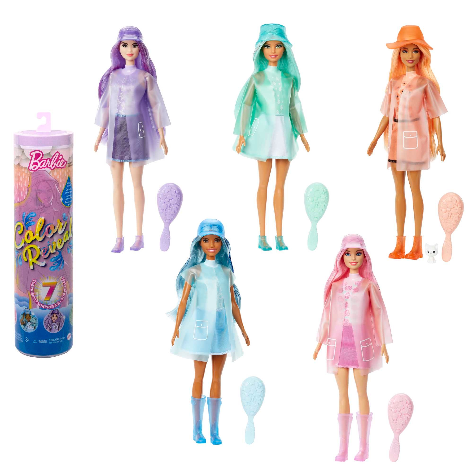 

Lalka Barbie Color Reveal Słońce i deszcz HCC57