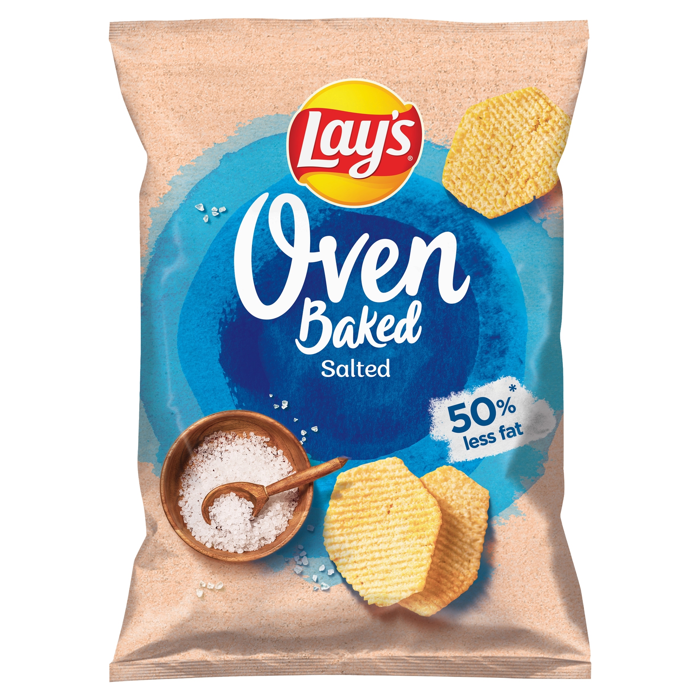 Levně Lay's Oven Baked Chipsy solené 110 g x 8 ks