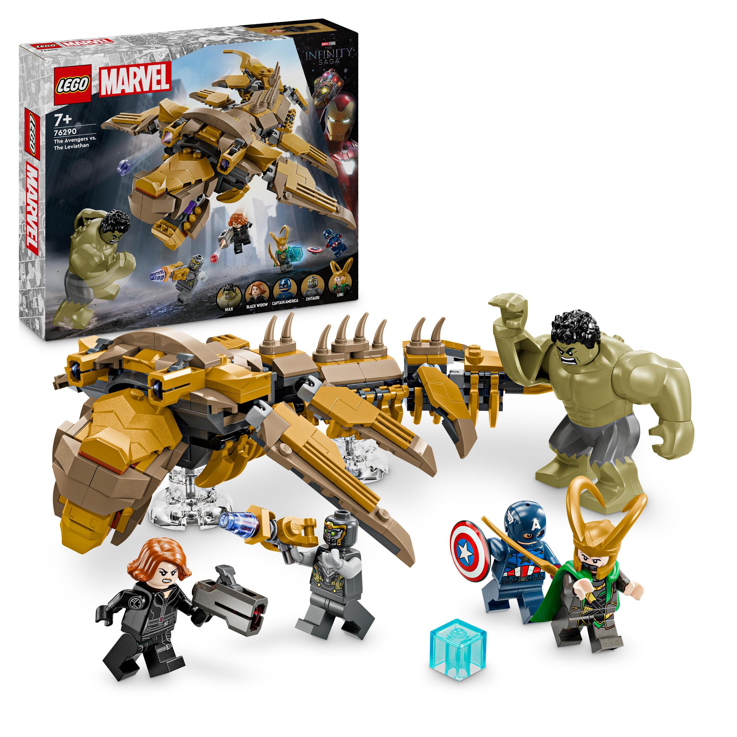 stavebnice Lego Marvel Heroes 76290 Avengers versus Leviatan