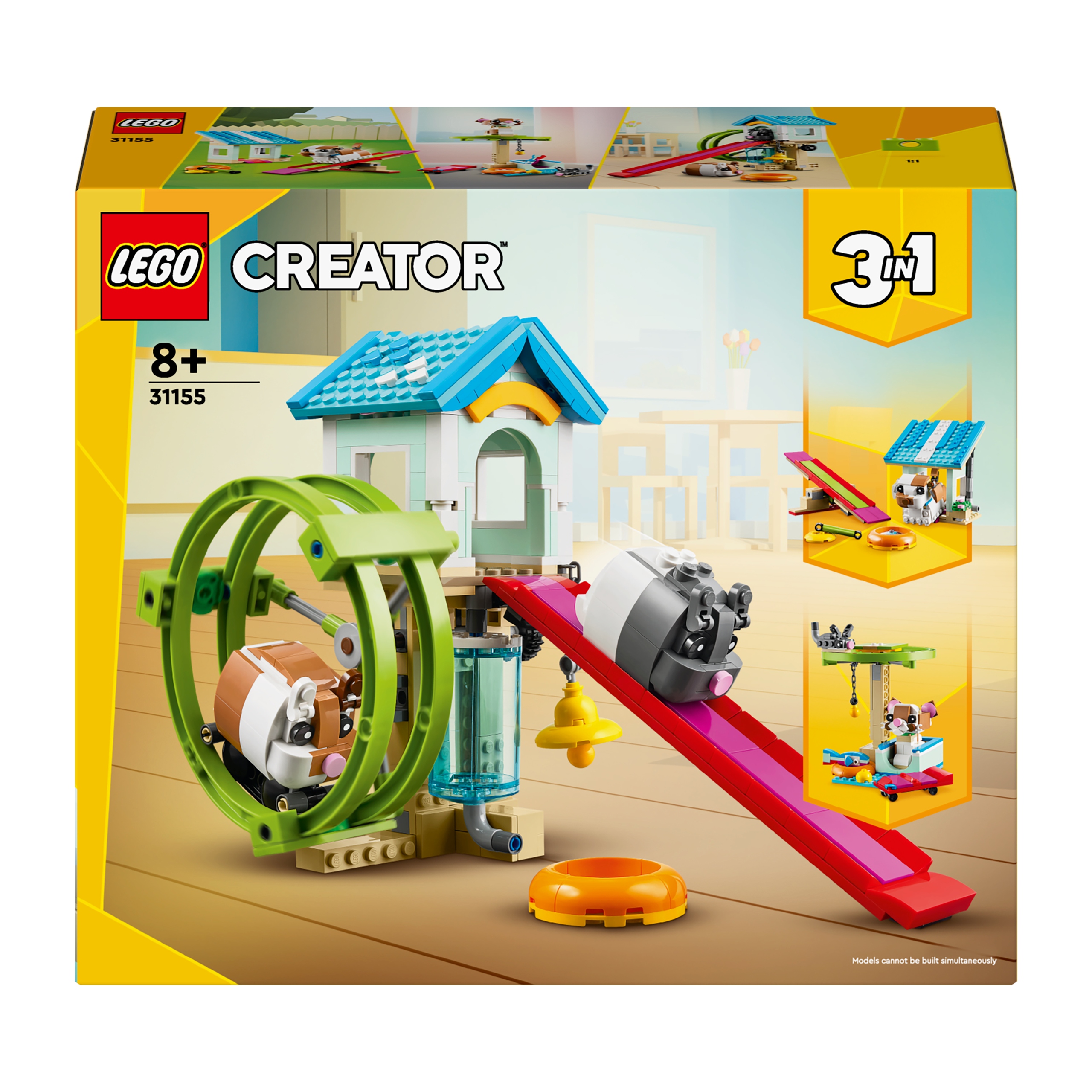 LEGO Creator 3 w 1 31155 Kołowrotek dla chomików