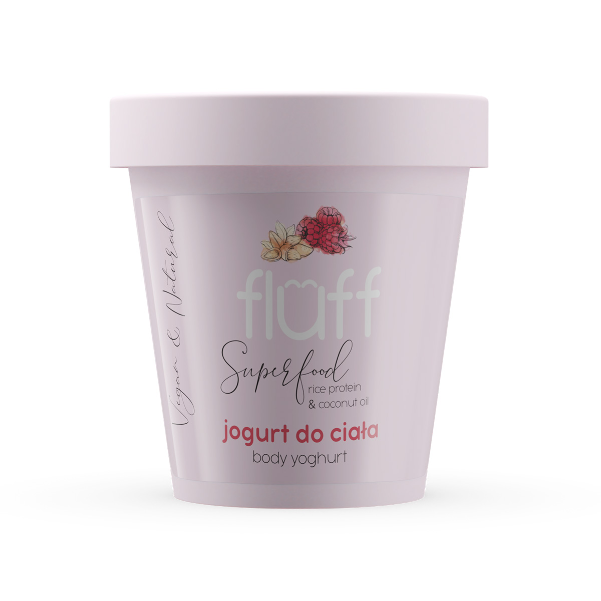 

Fluff Superfood jogurt do ciała Maliny z Migdałami