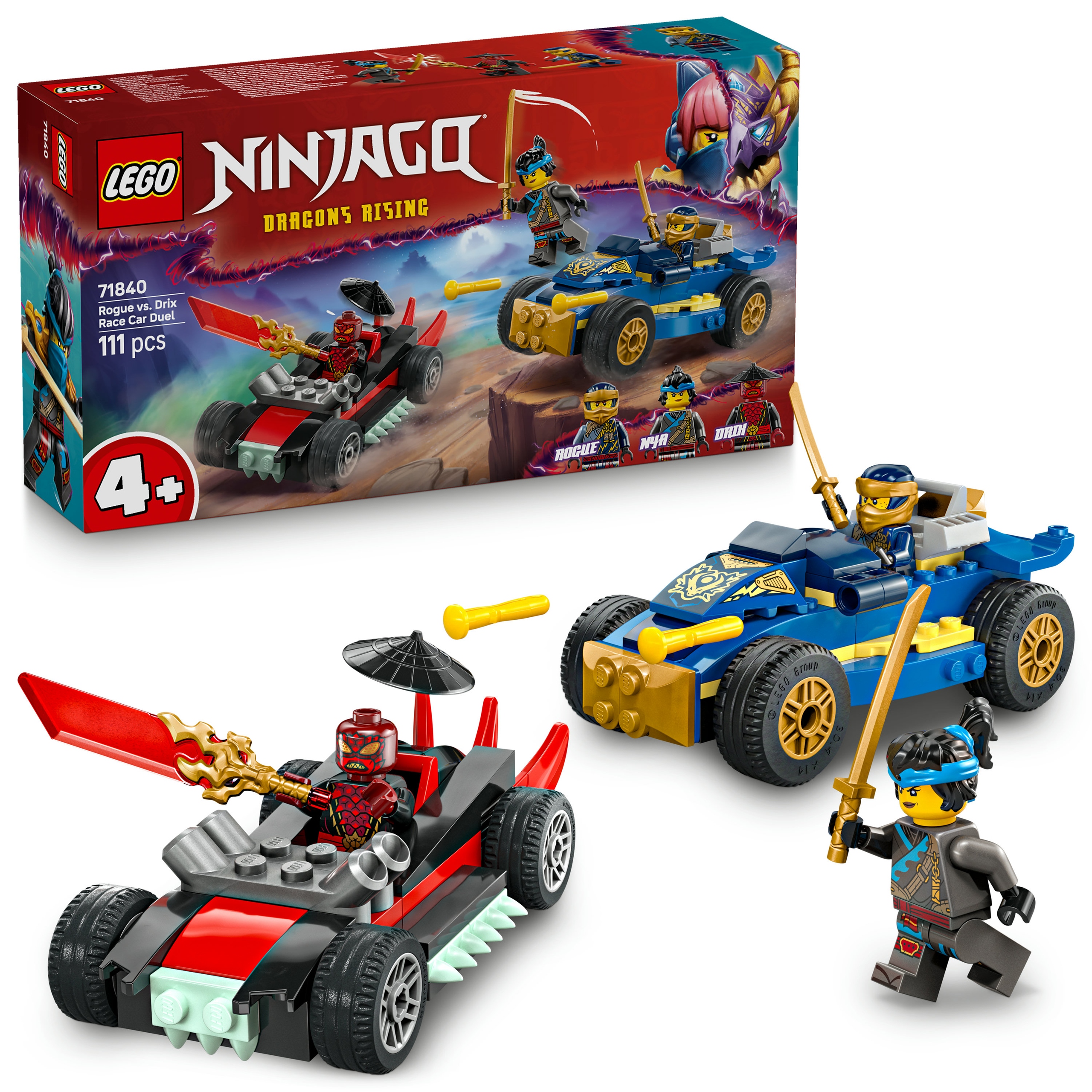 Lego Ninjago 71840 Závodní souboj Rogue versus Drix