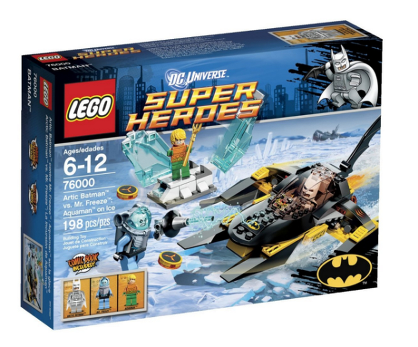 Lego 76000 DC Heroes Arctic Batman vs. Mr. Freeze Klocki Nowe