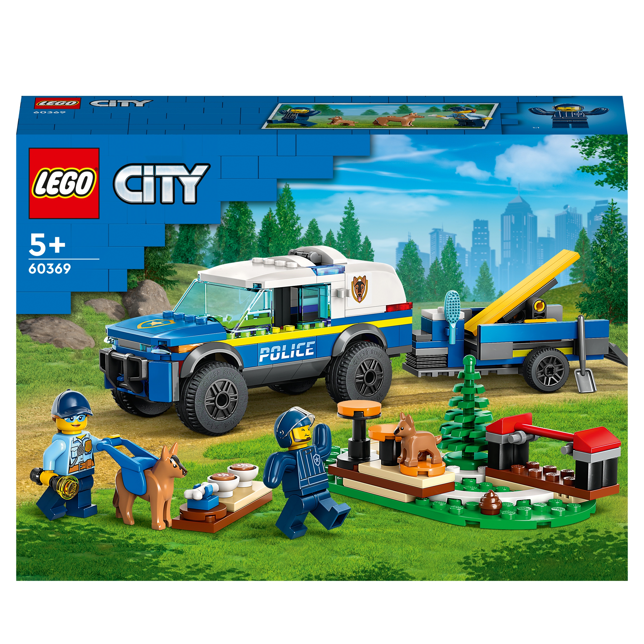 Lego City 60369 Výcvik policejních psů v terénu Set