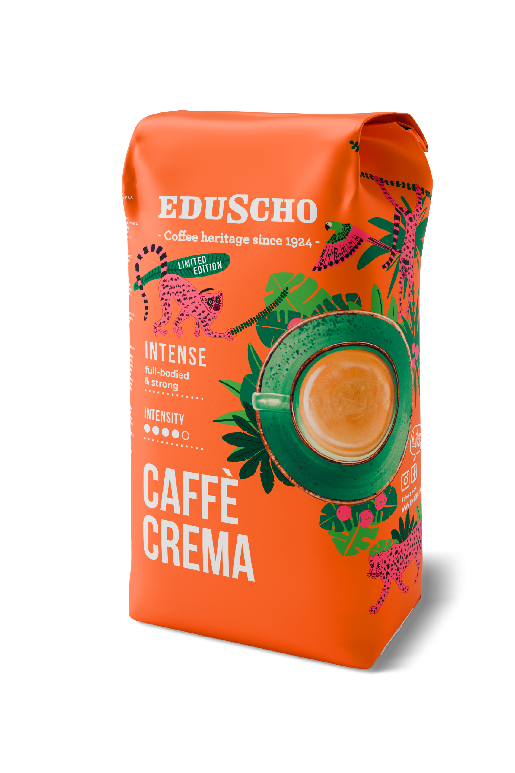 Levně Káva Eduscho Caffe Crema Intense 1000 g Wb 1 kg