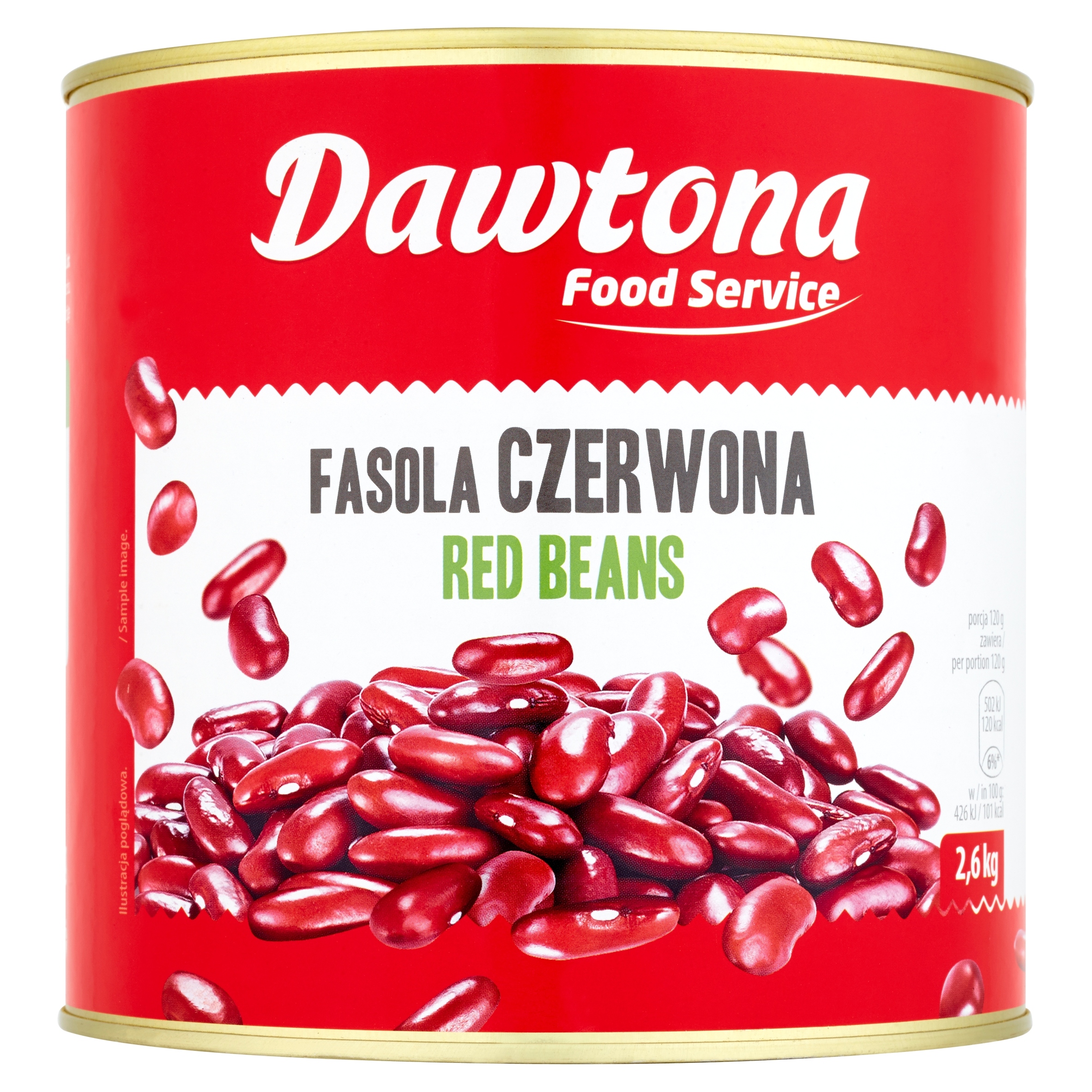 Levně Dawtona Červené Fazole 2,6 kg