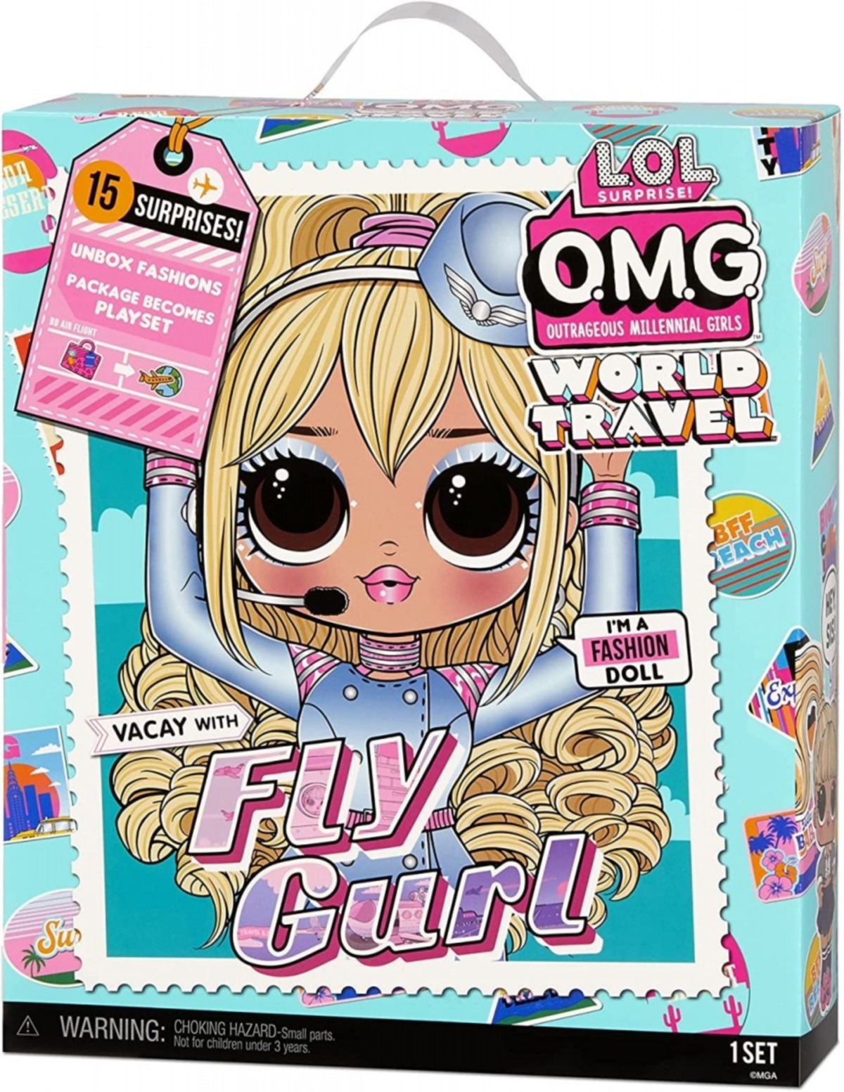 L.O.L. SURPRISE OMG DUŻA PODRÓŻNA SIOSTRA FLY GURL