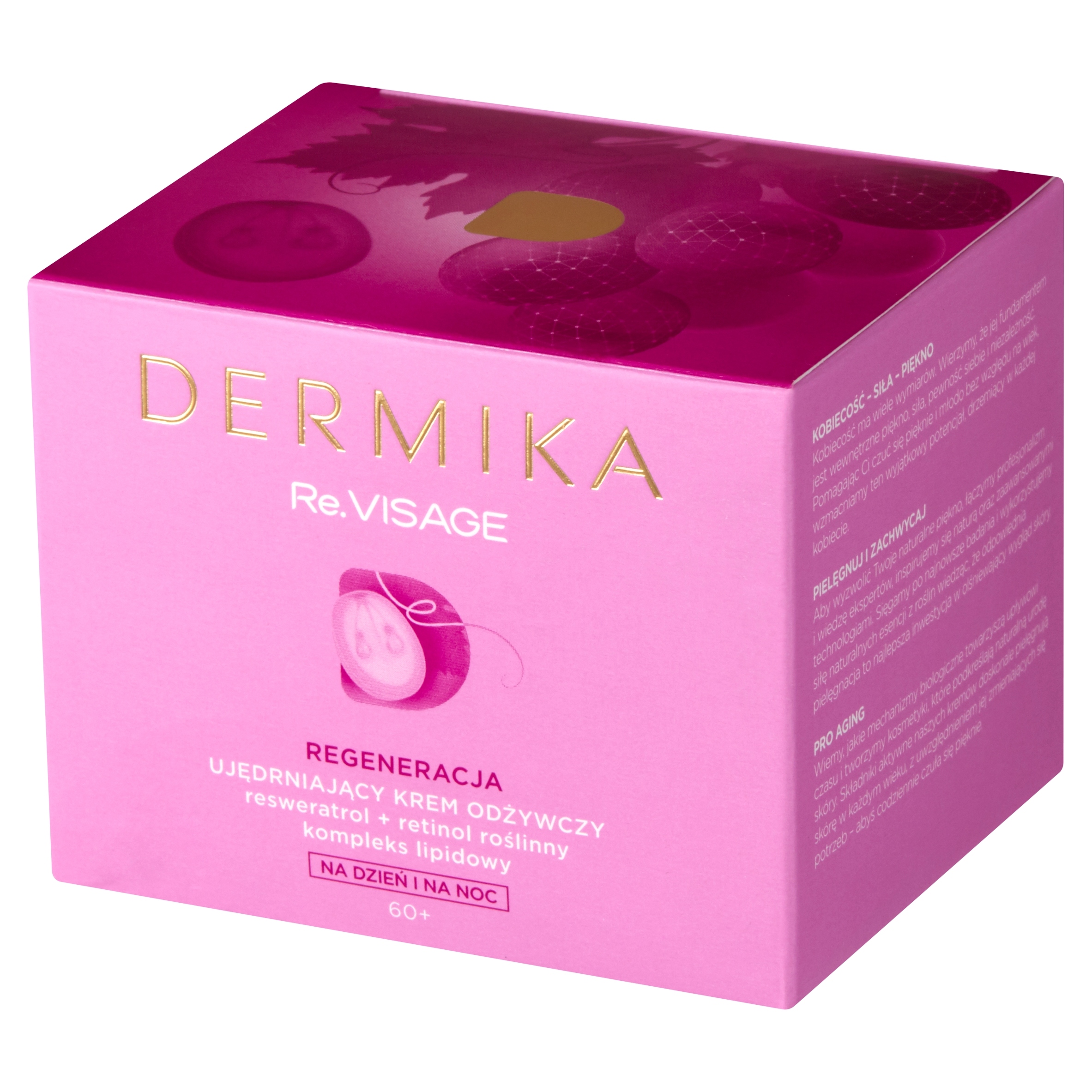 DERMIKA RE.VISAGE UJĘDRNIAJĄCY KREM DZIEŃ/NOC 60+