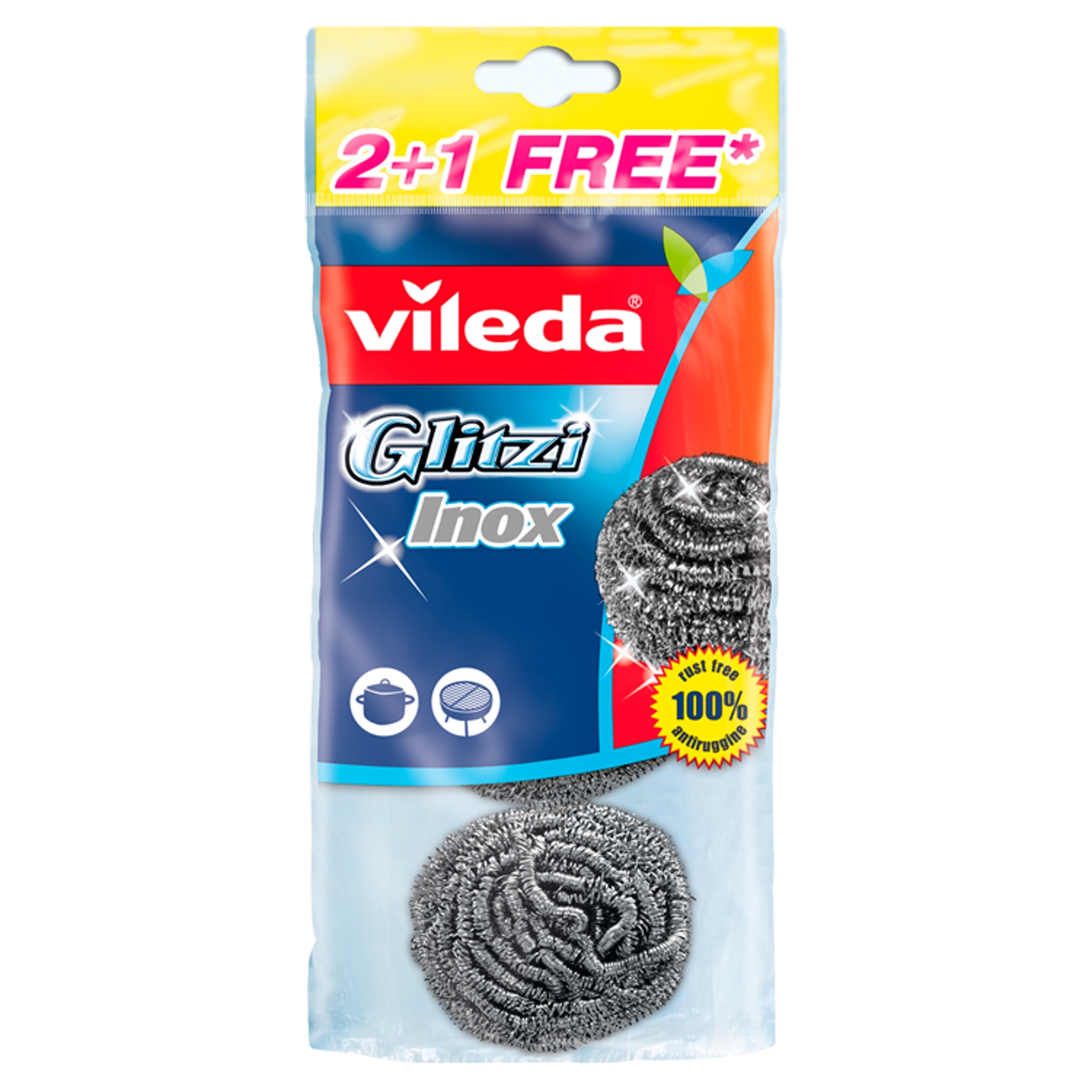 Levně 6x Druciak ostry, spiralny Vileda 3 szt.