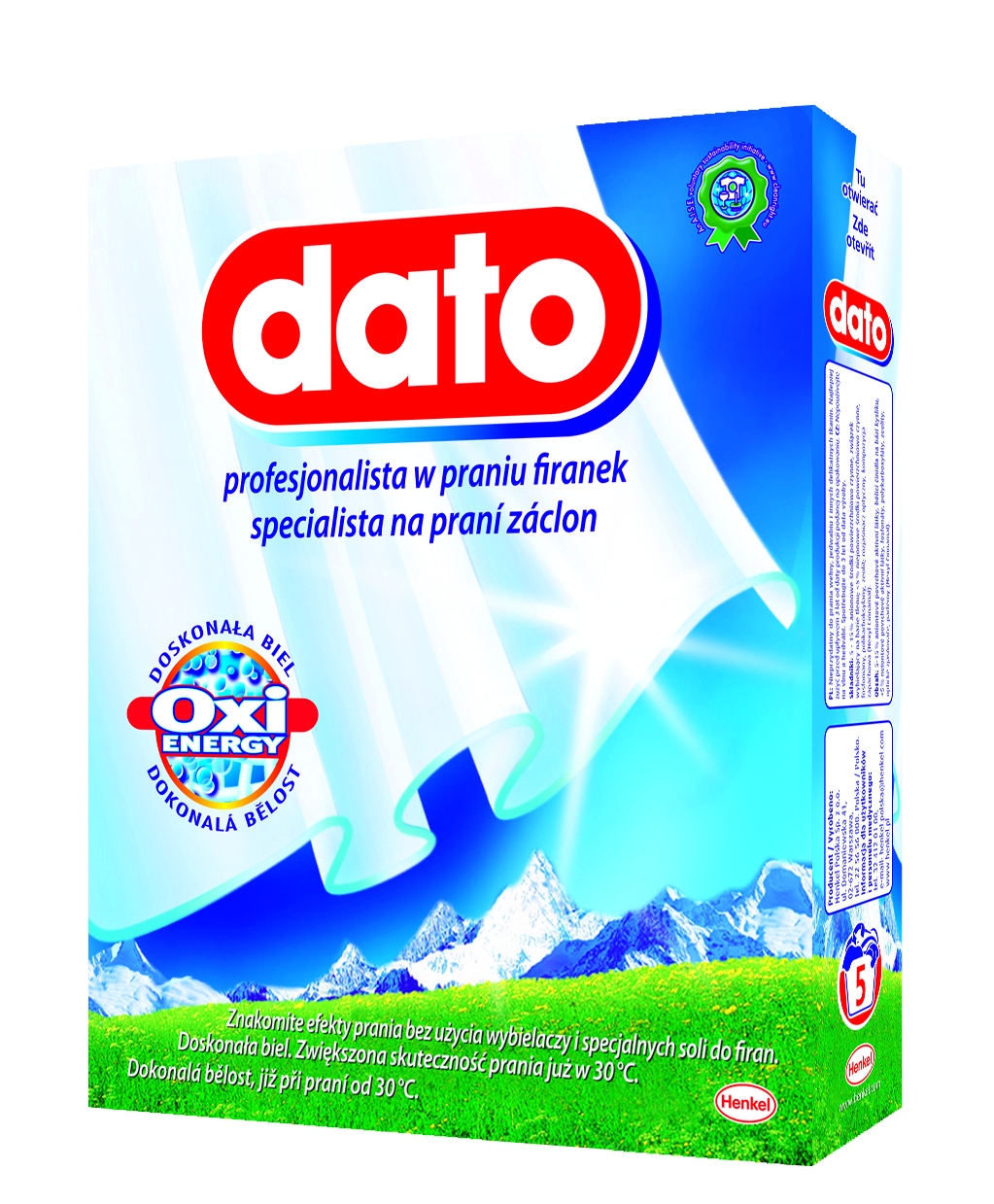

Dato proszek do prania firanek 365 g