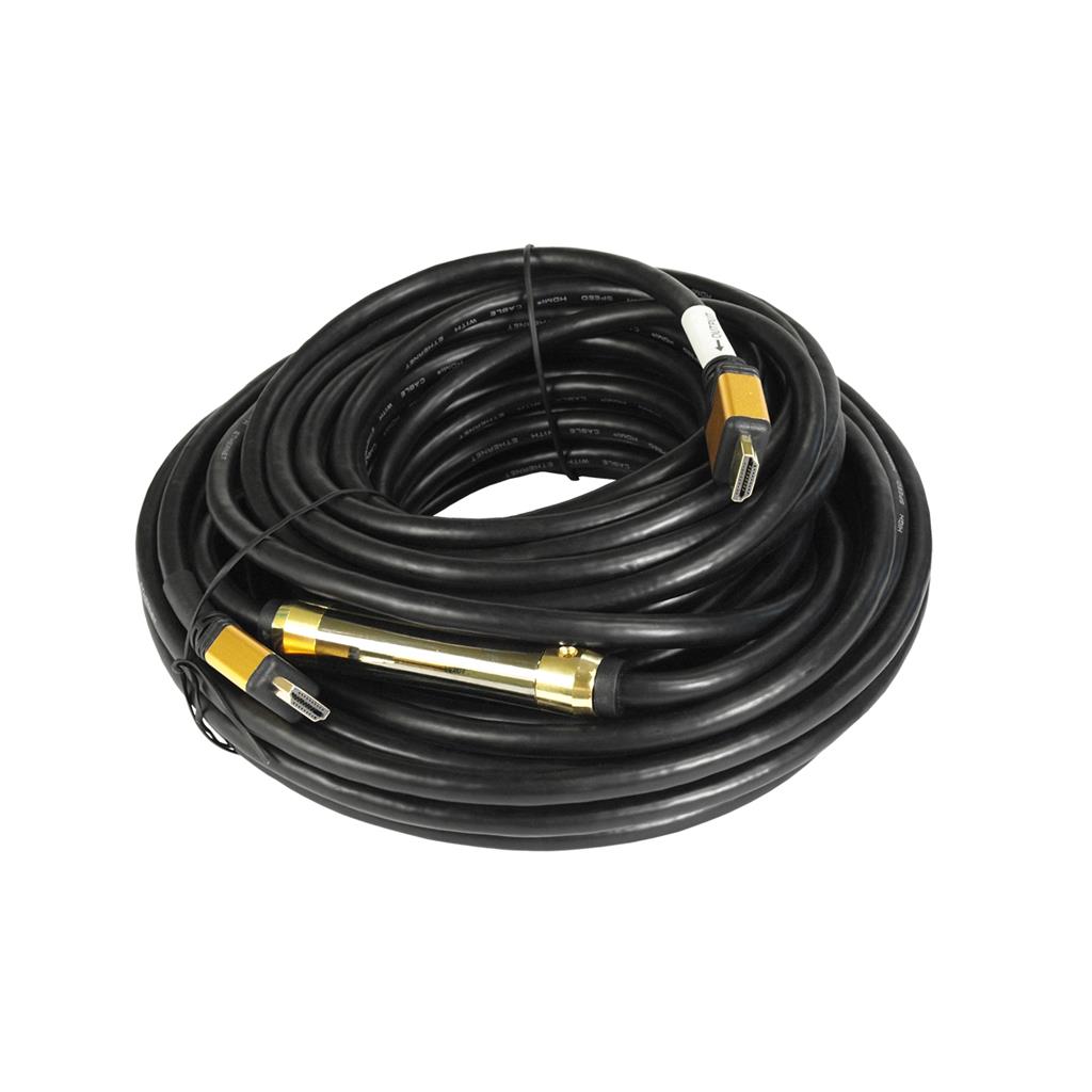 Profesionálny kábel Hdmi 1.4 20 m, zosilňovač, pozlátené koncovky 4K