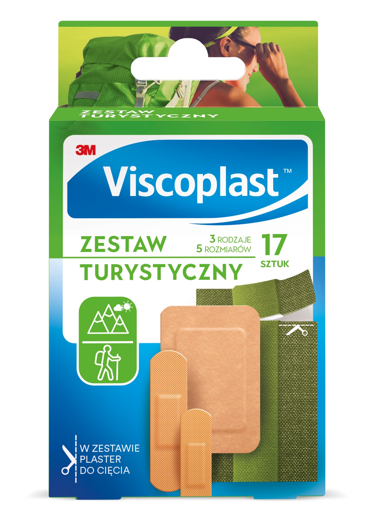 

Viscoplast Zestaw Turystyczny plaster 17sz