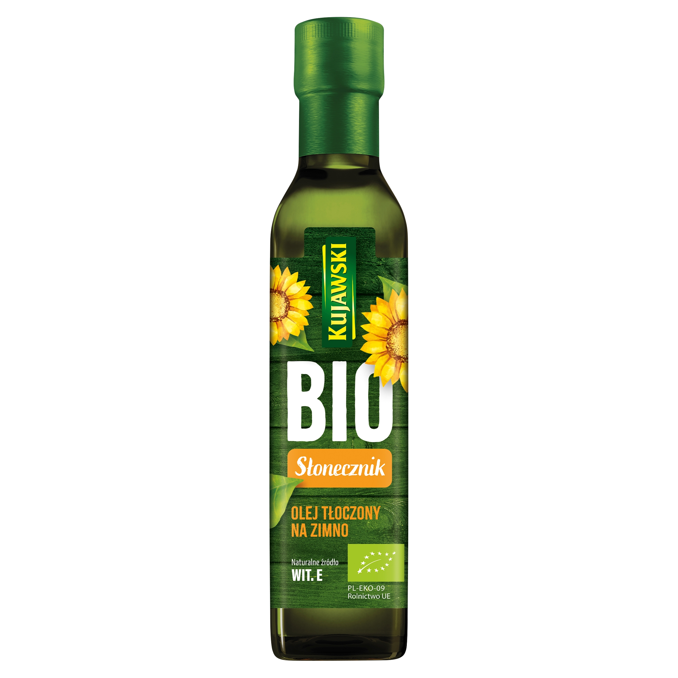 Kujawski bio Slunečnicový olej Lisovaný Za Studena 250 ml