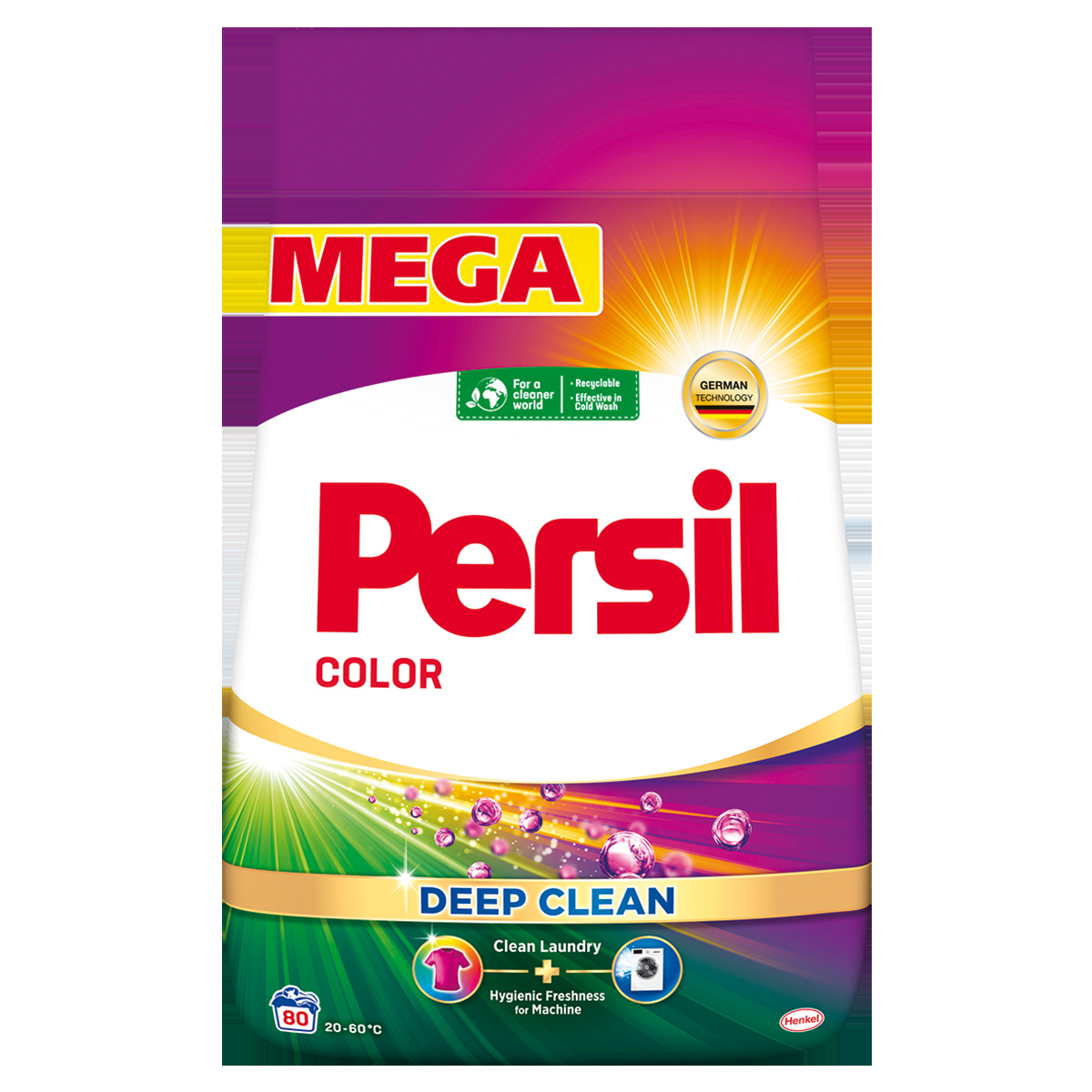 Фото - Пральний порошок Persil Color Proszek do prania kolorów Deep Clean 4,4 kg  (80 prań)