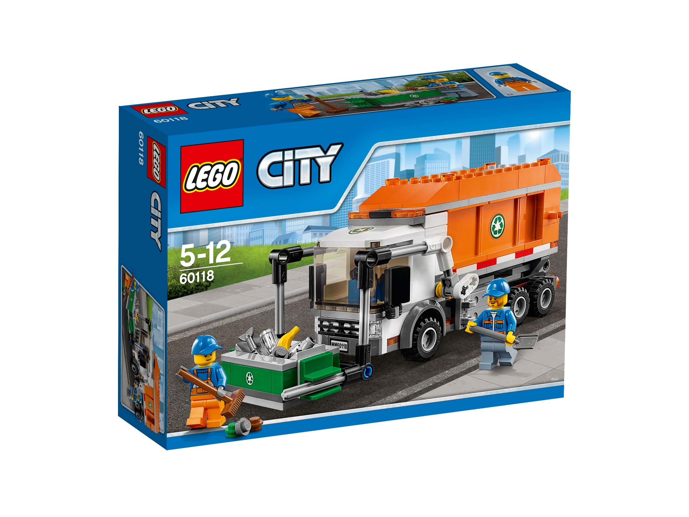 Lego City 60118 Popelářský vůz Vývoz Odpadků Nový Set Unikát