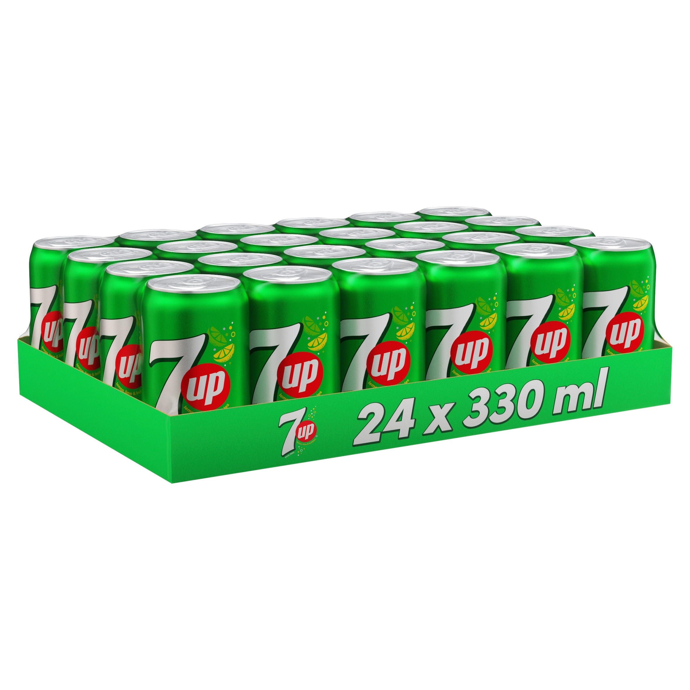 Levně 7UP Plechovka 330 ml sycený citronovo-limetkový osvěžující nápoj