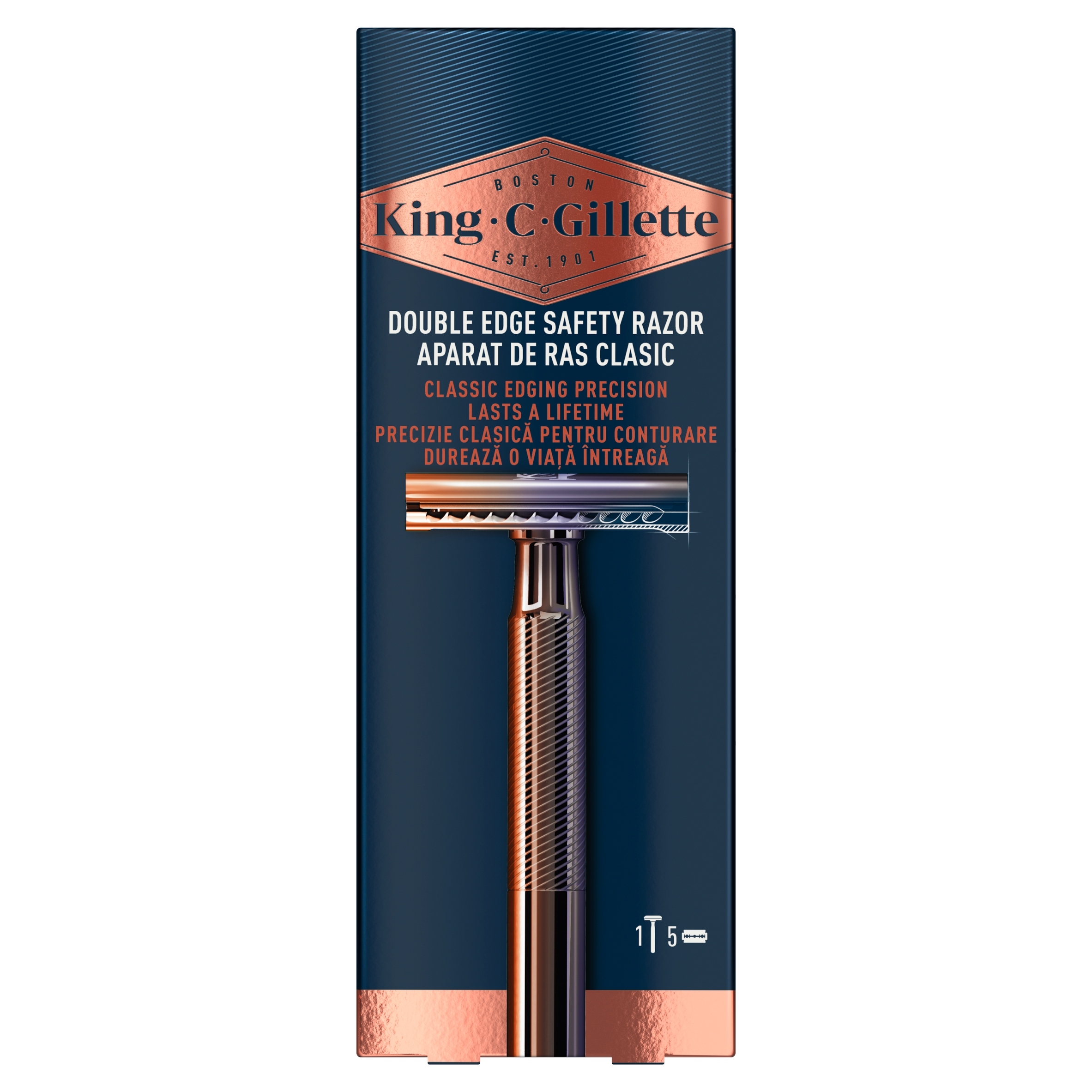 Gillette Double Edge Dvoubřitý holicí strojek na holení King C