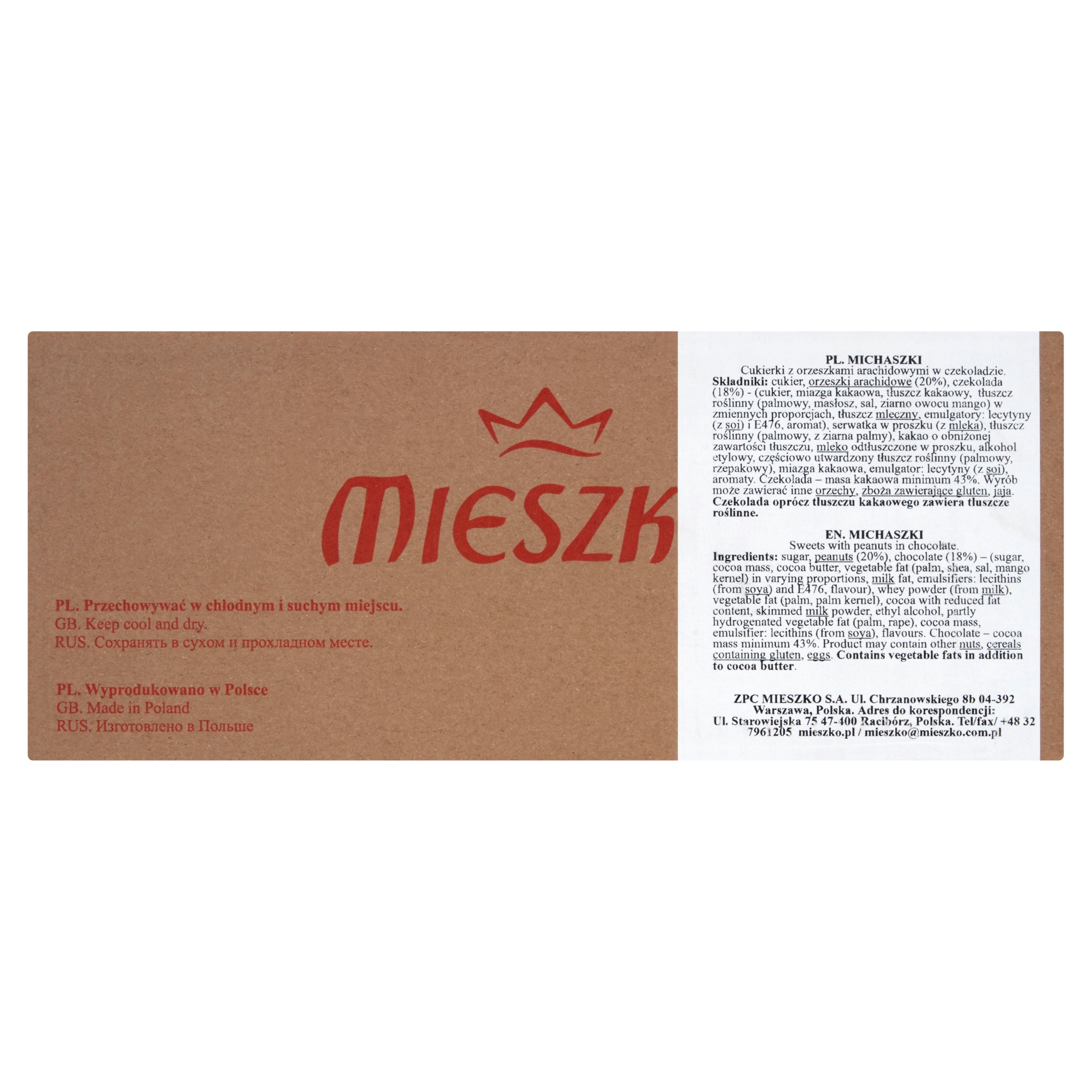 Cukierki Michaszki Original Mieszko 2500 g