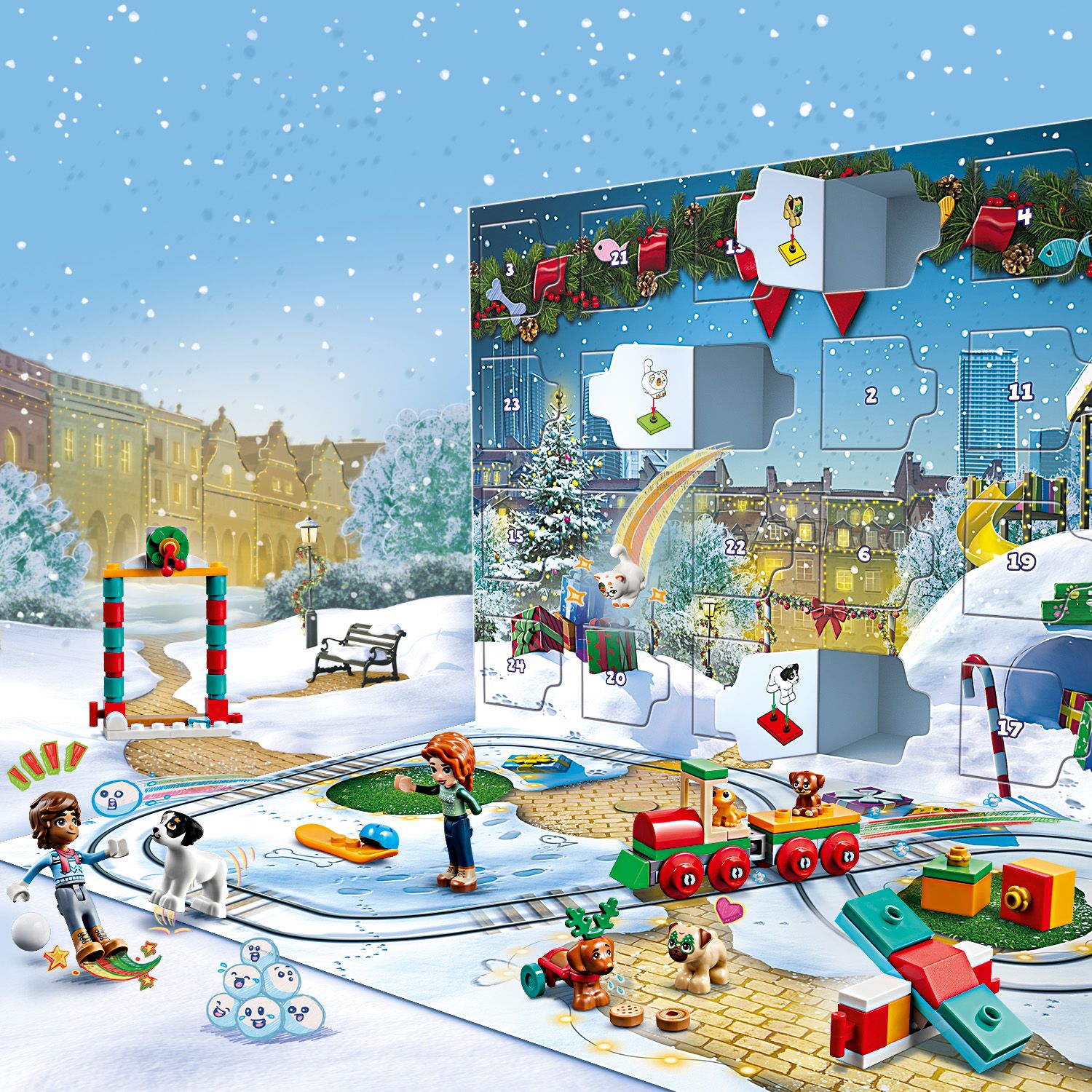 Адвент-календарь LEGO Friends 41758 2023, 231 деталь и 24 мини-модели, от 6 лет — фото 5