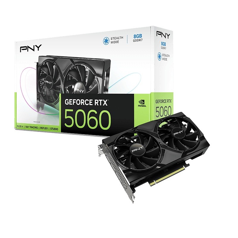 Grafická karta Pny Geforce Rtx 5060 Dual Fan 8GB GDDR7 DLSS4