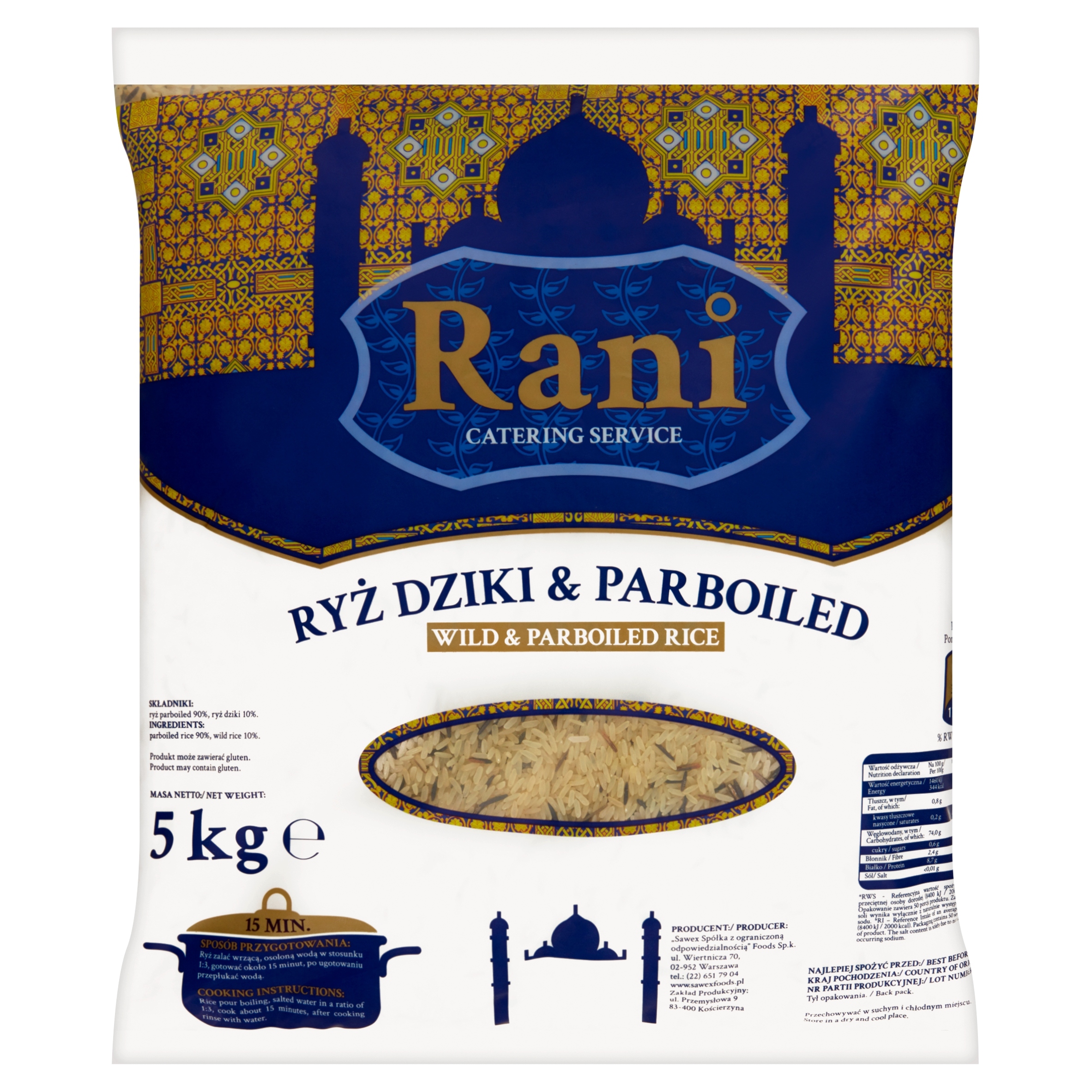 Levně Divoká rýže & parboiled 5 kg Rani