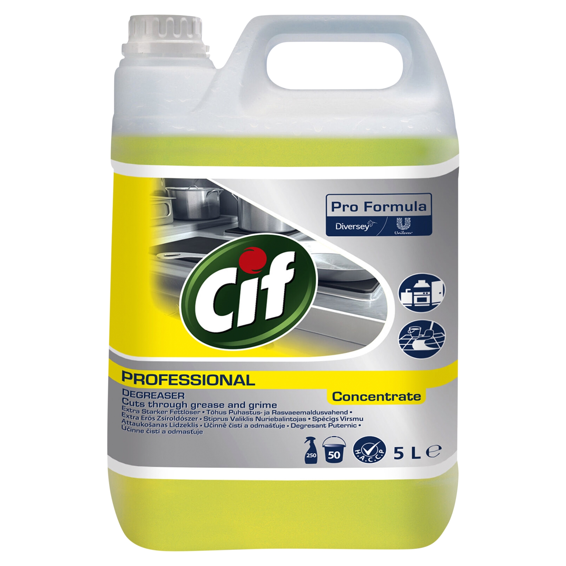 Cif Power Cleaner Degreaser odtłuszczacz do kuchni płyn koncentrat 5l