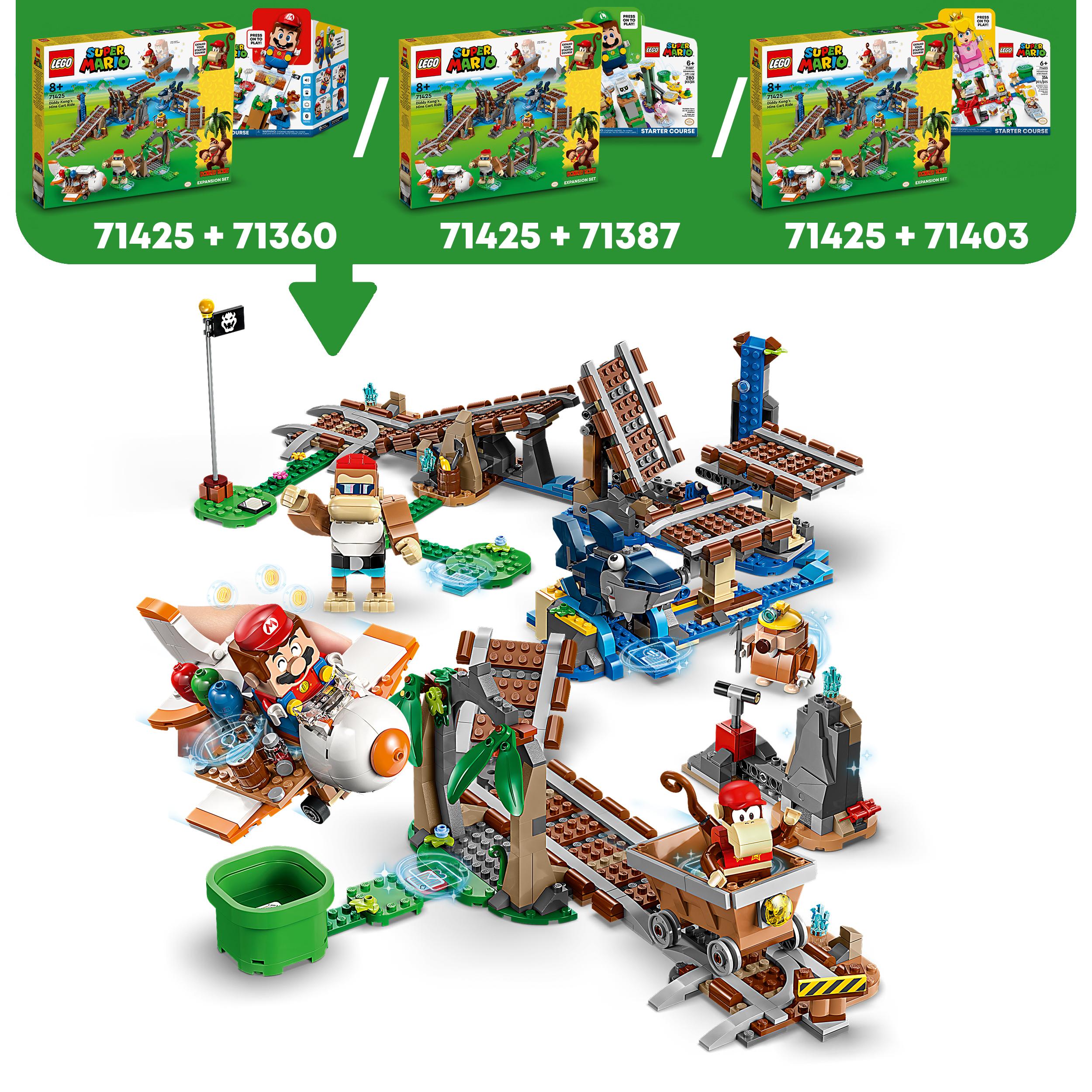 LEGO 71425 Przejażdżka wagoniki Diddy Liczba elementów 1157 szt.