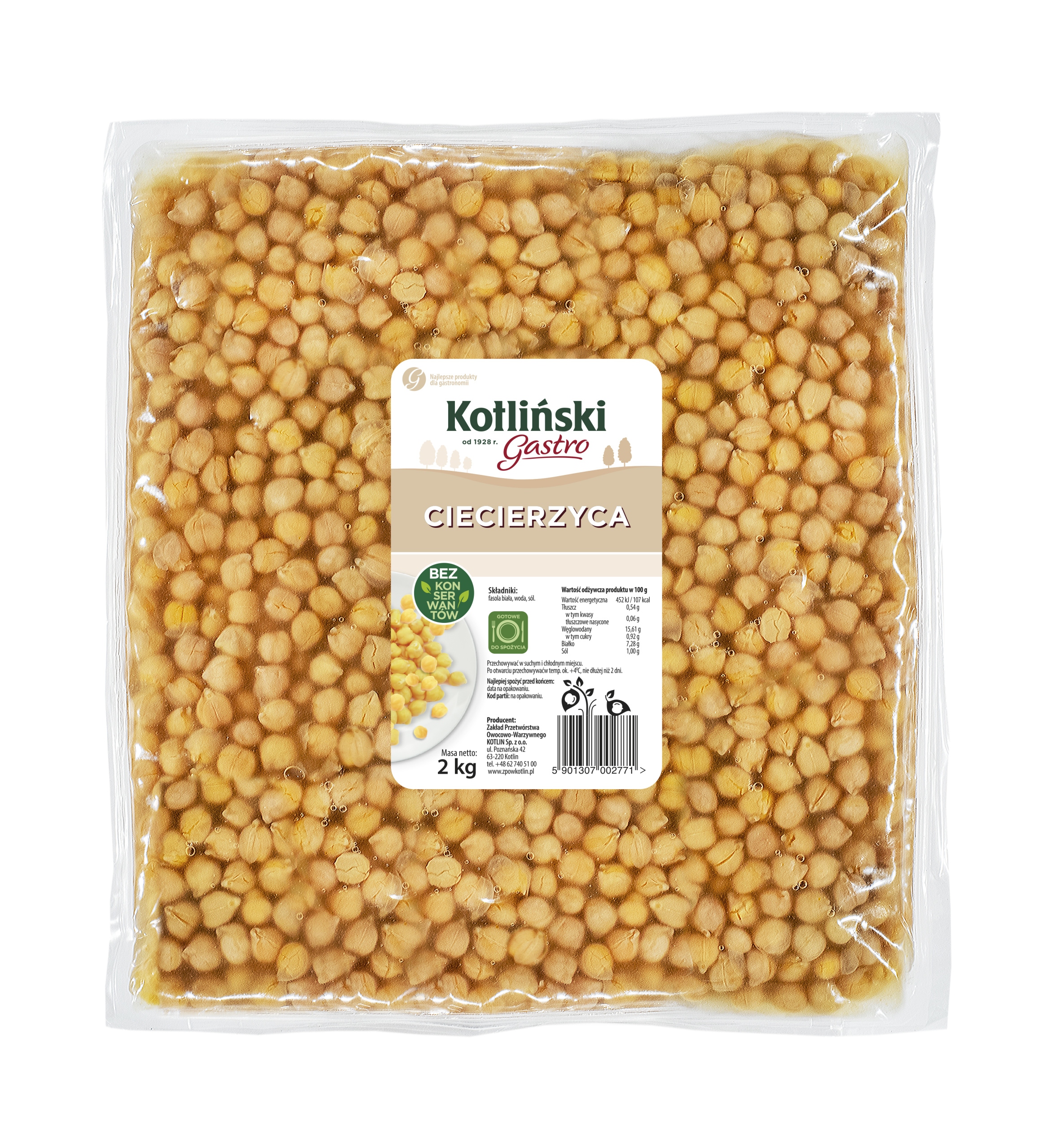 Levně Cizrna 2 kg Kotlinský Gastro