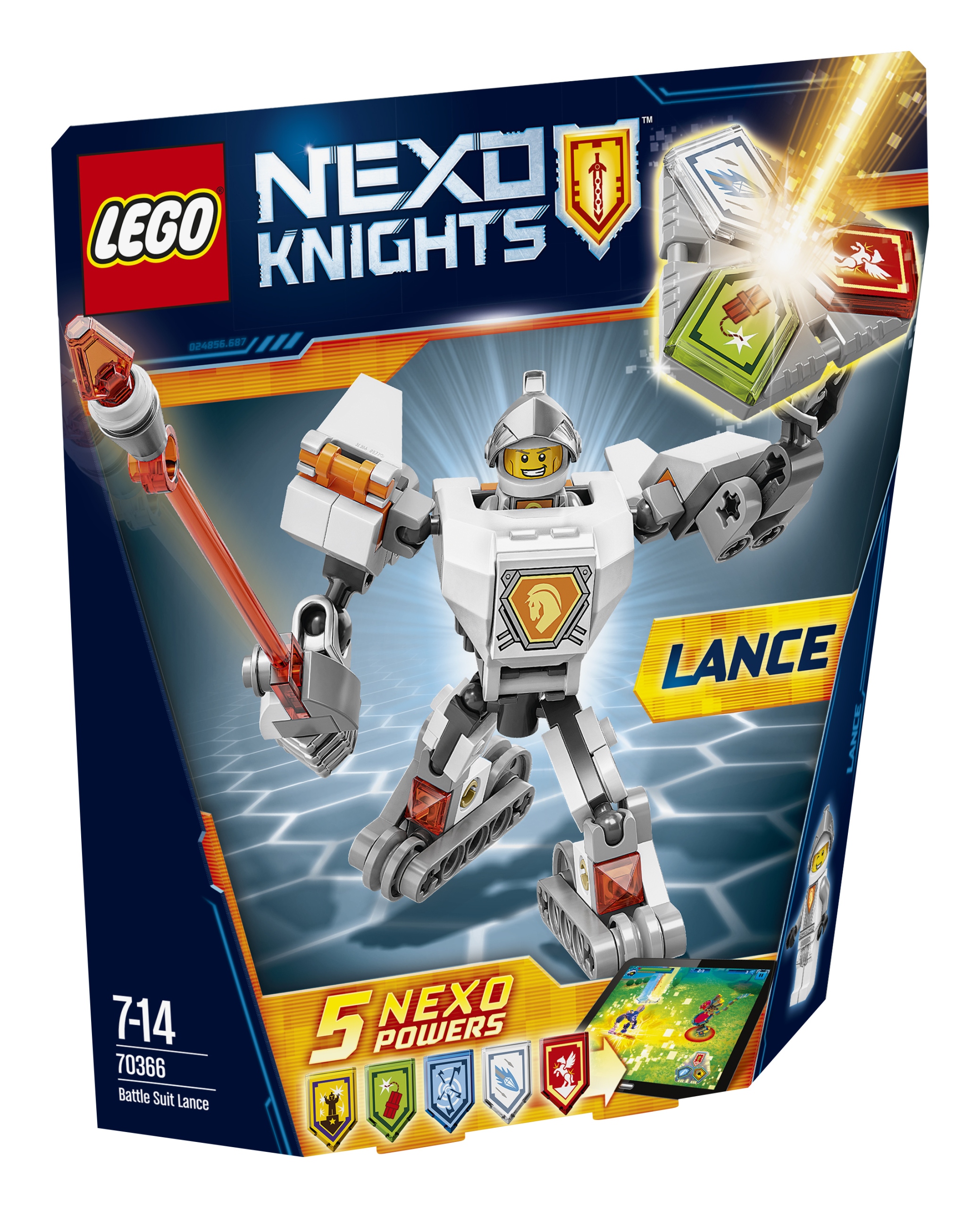 Lego Nexo Knights 70366 Zbroja Lance'a
