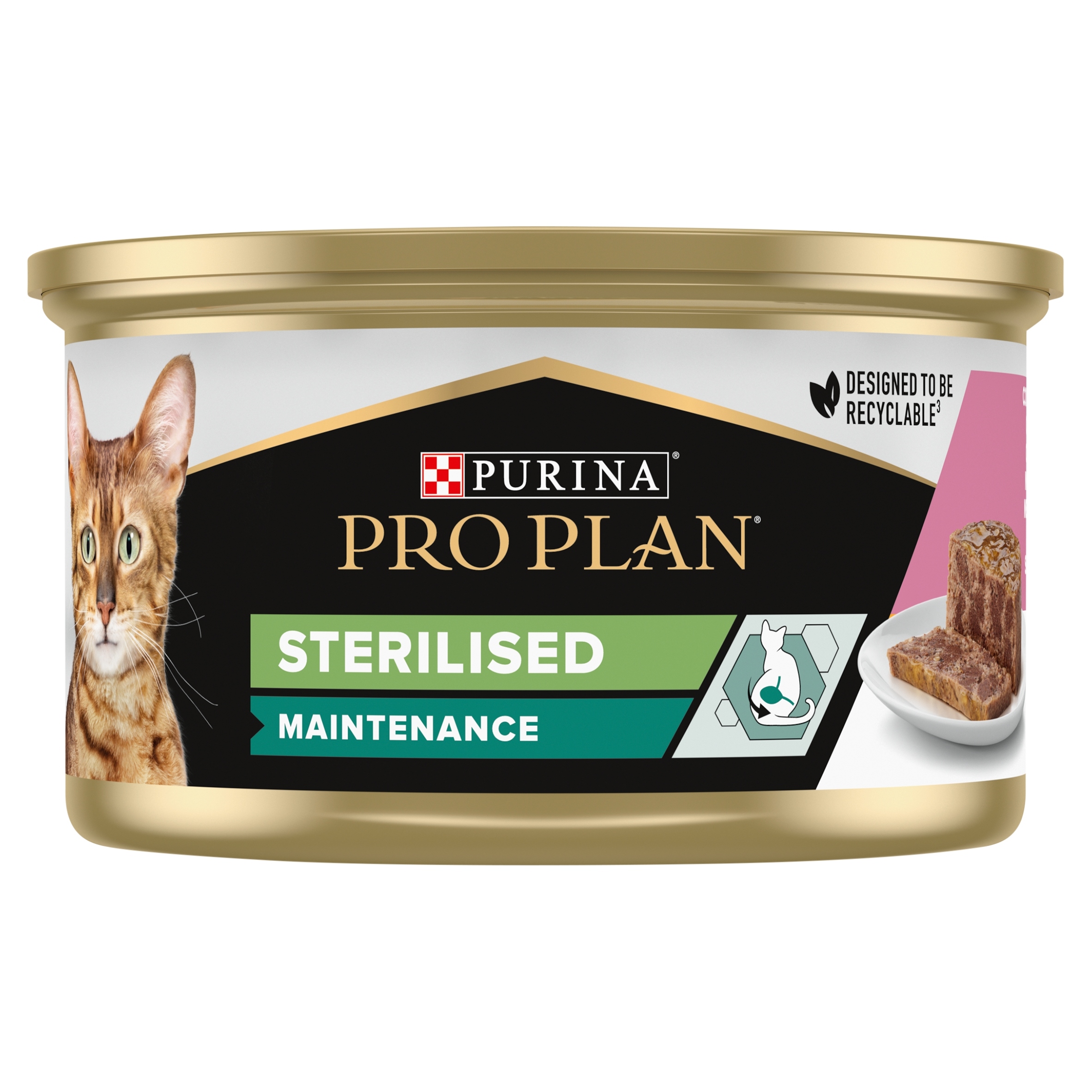 Levně 10X Purina Pro Plan Sterilised Vlhká paštika s lososem a tuňákem 85 g