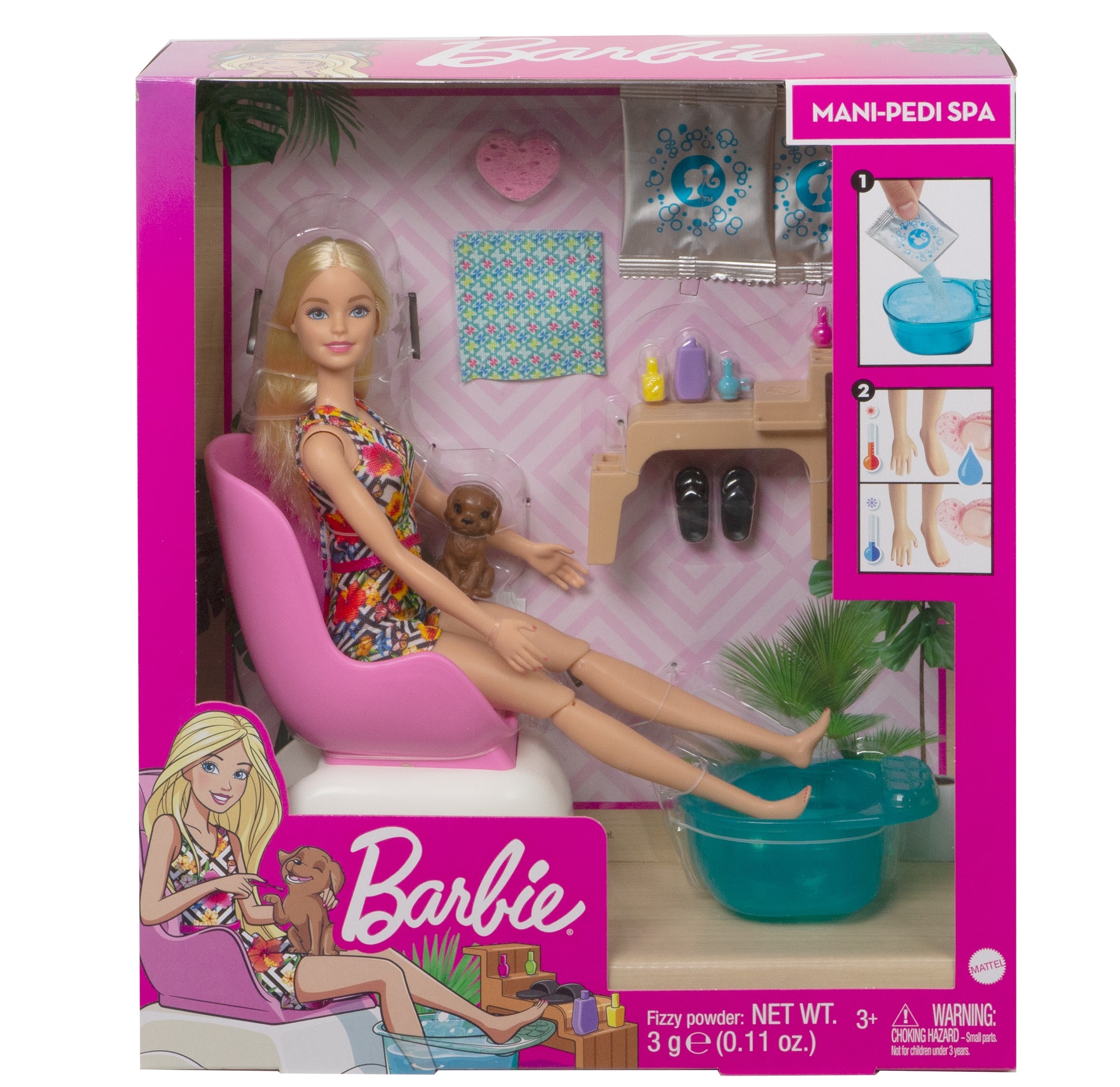 

Barbie Zestaw Mani Pedi Spa GHN07