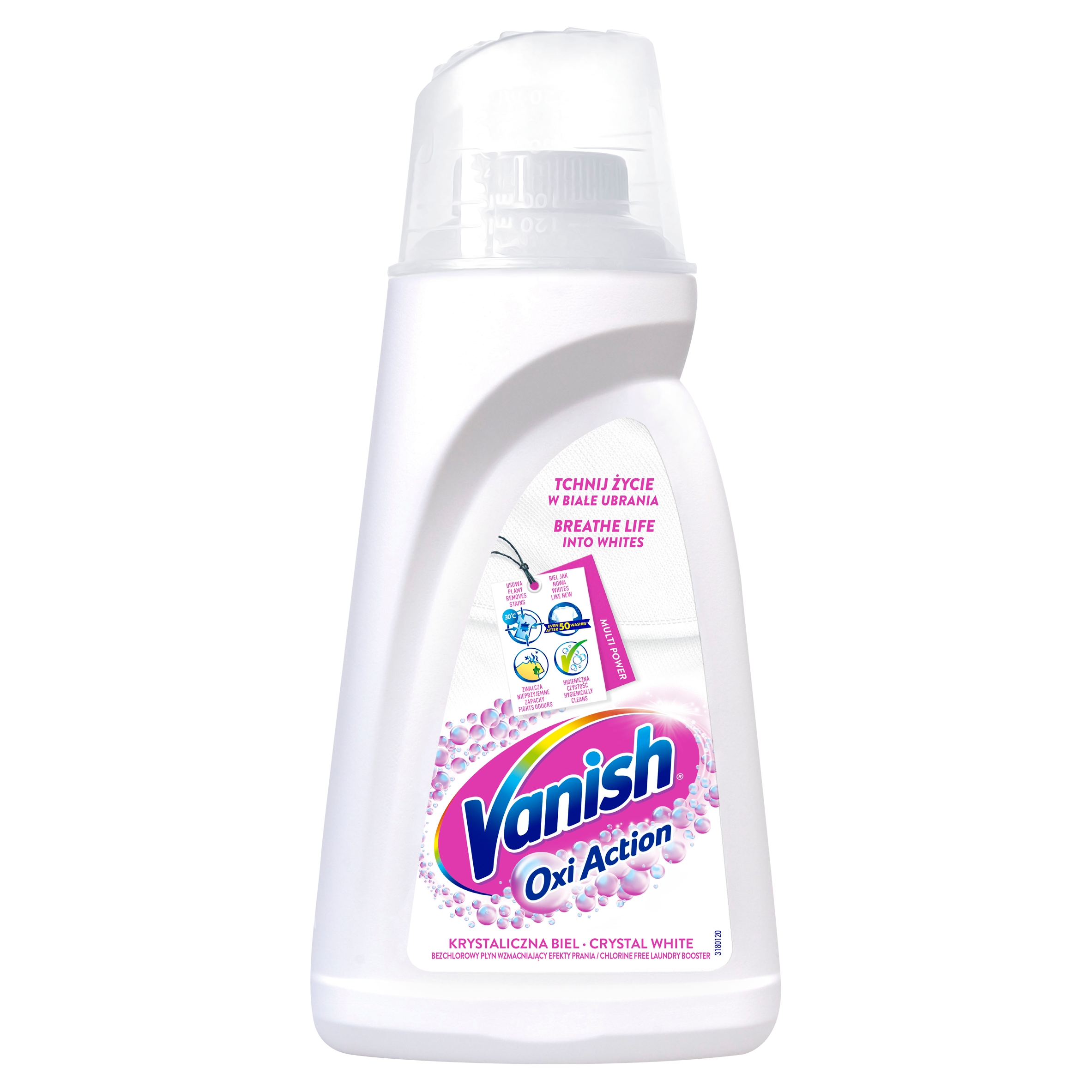 

Vanish Oxi Action White Odplamiacz Płyn 1L