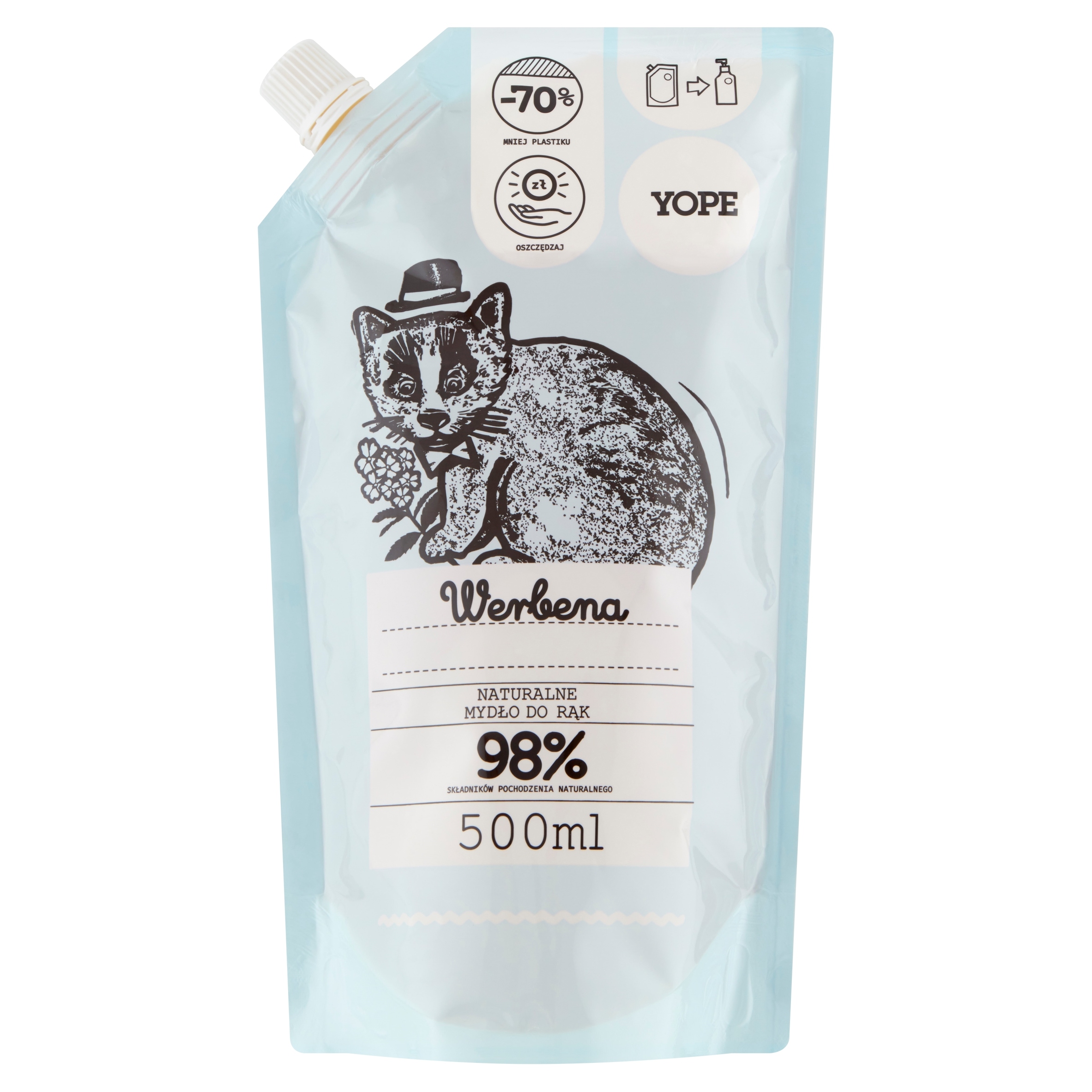 

Yope Naturalne Mydło w płynie Werbena Zapas 500 ml