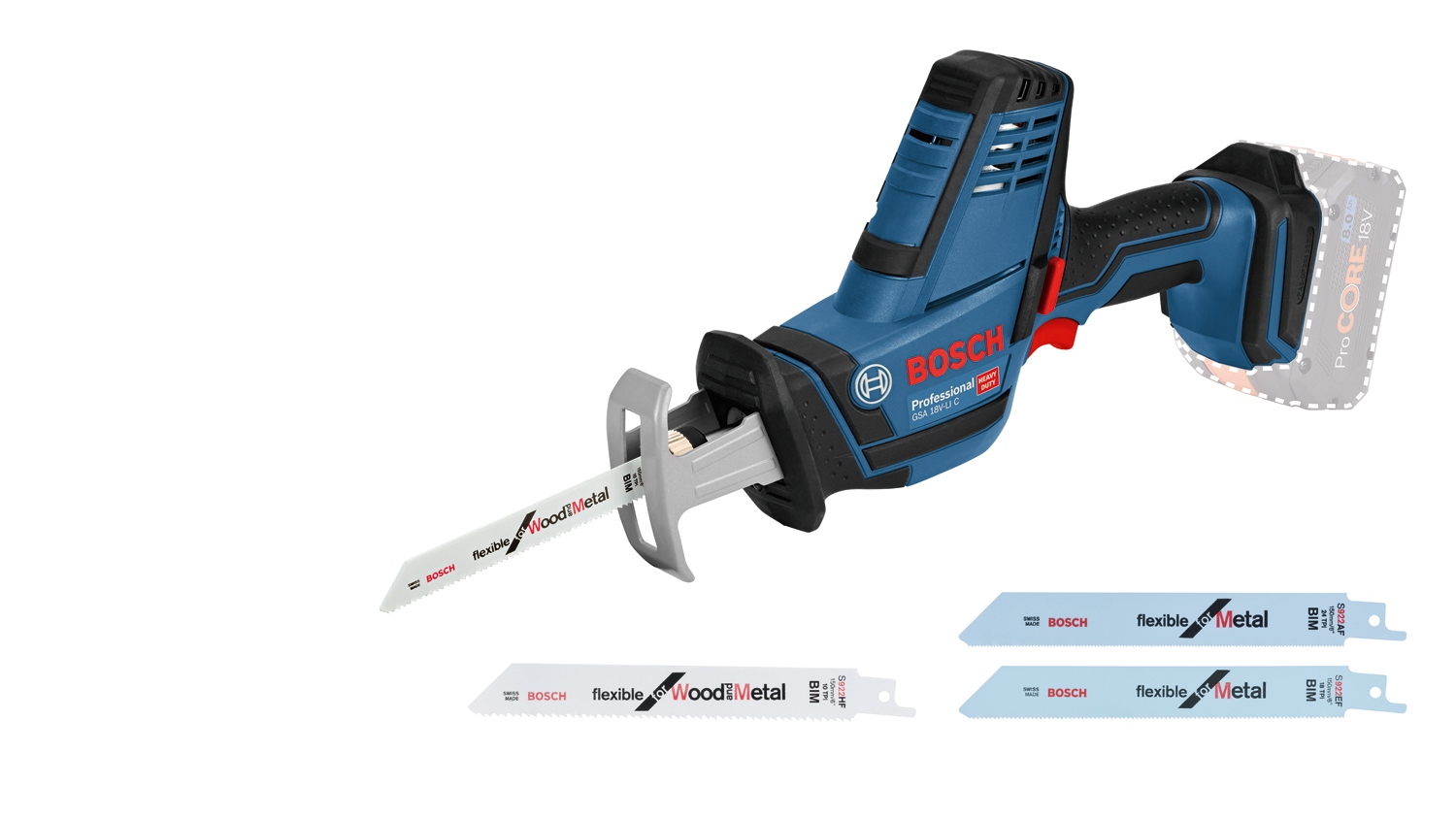 Bosch Gsa 18V-Li C Piła szablasta Akumulatorowa Compact 06016A5001 P-83945