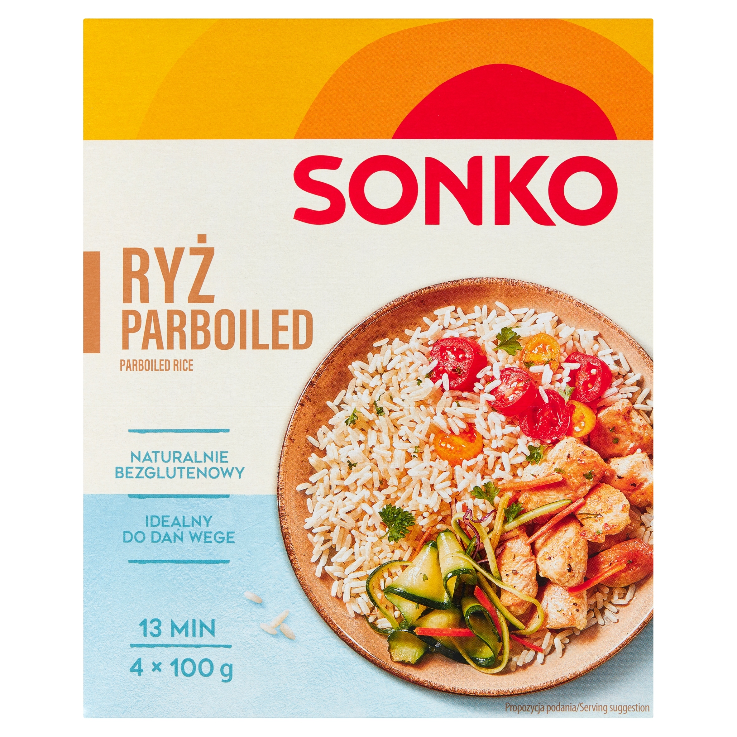 Sonko Parboiled rýže 400 g (4 x 100 g)