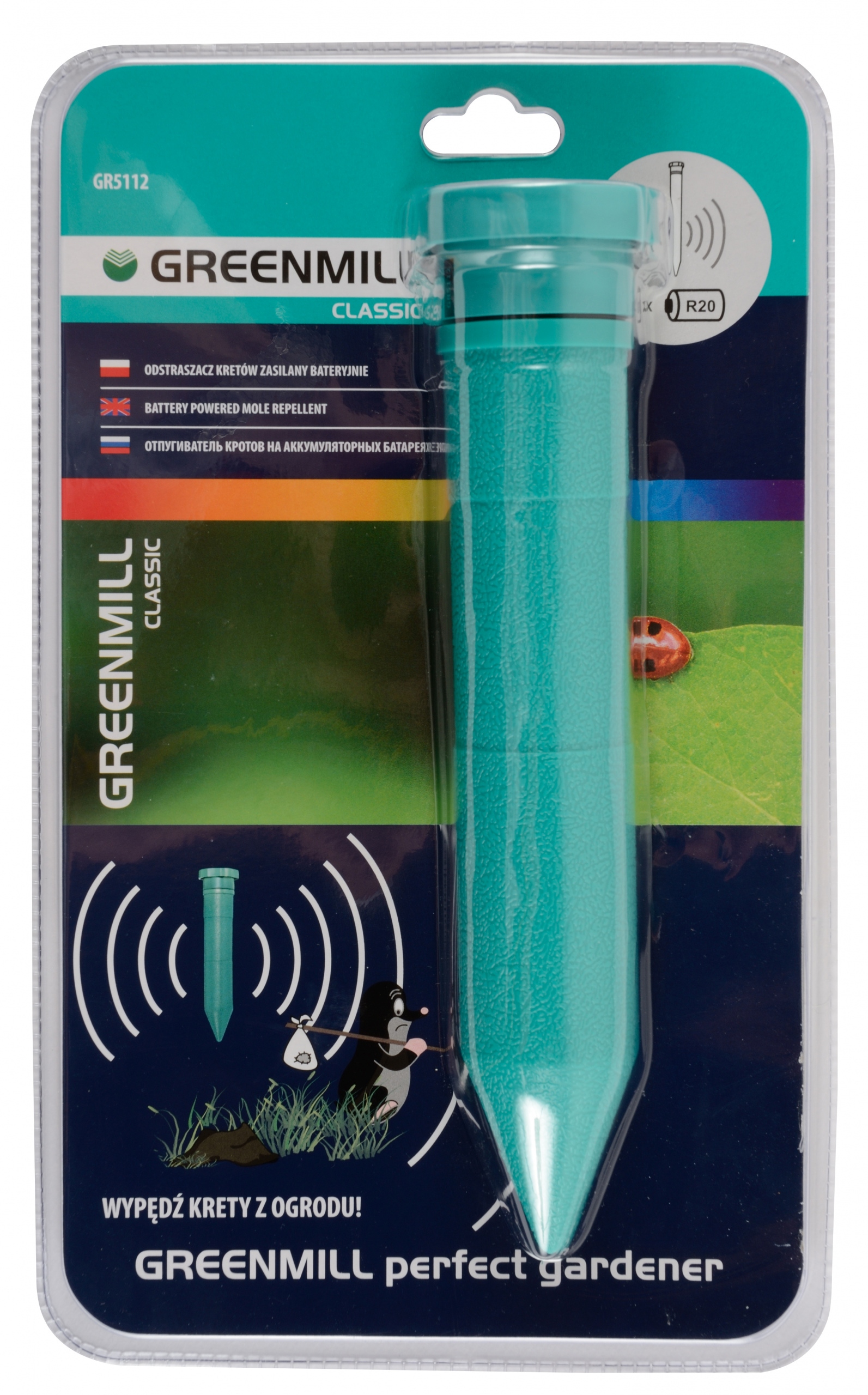 

Greenmill Odstraszacz Kretów GR5112