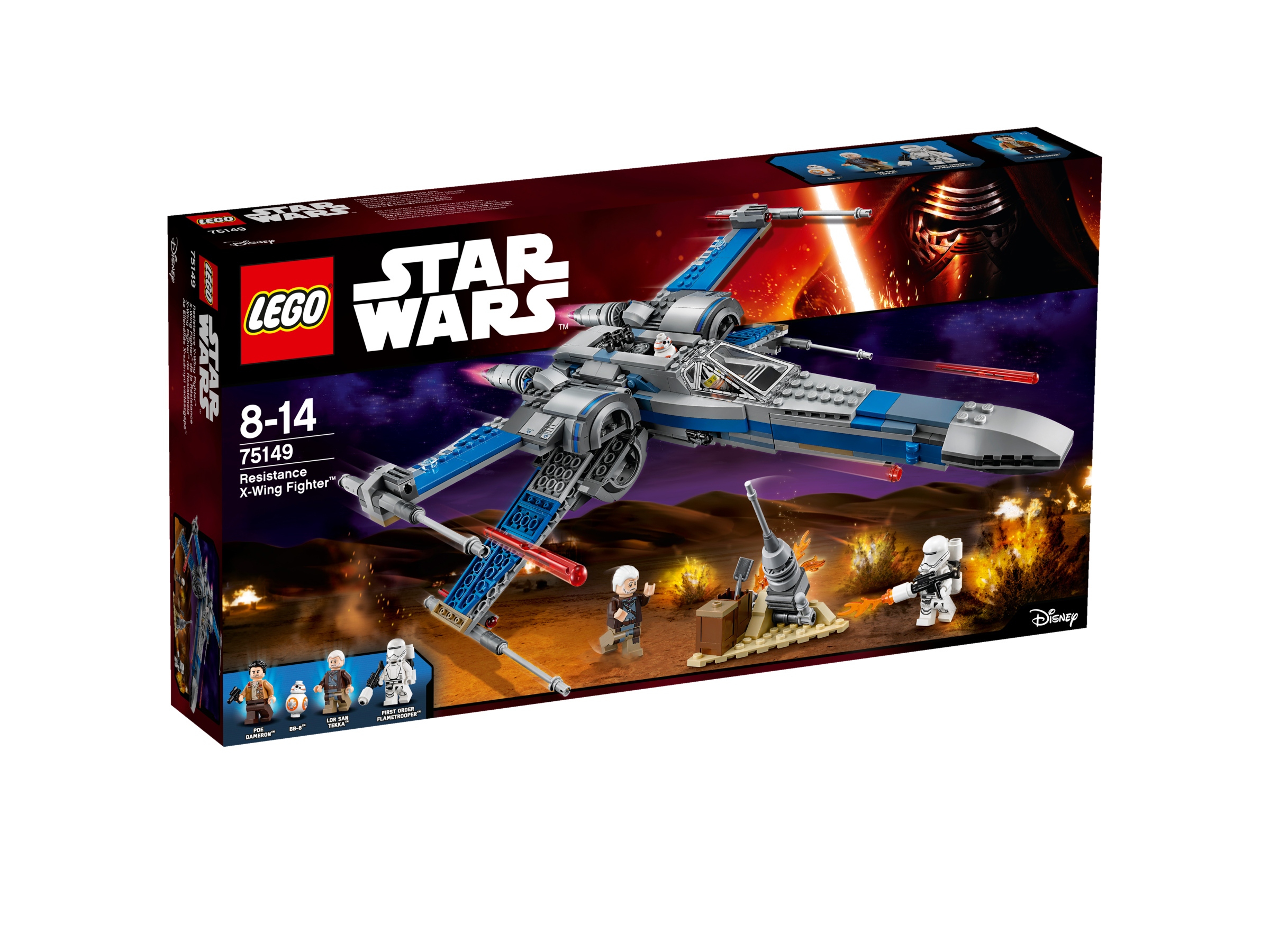 Lego Star Wars 75149 Myśliwiec X-Wing Ruchu Oporu