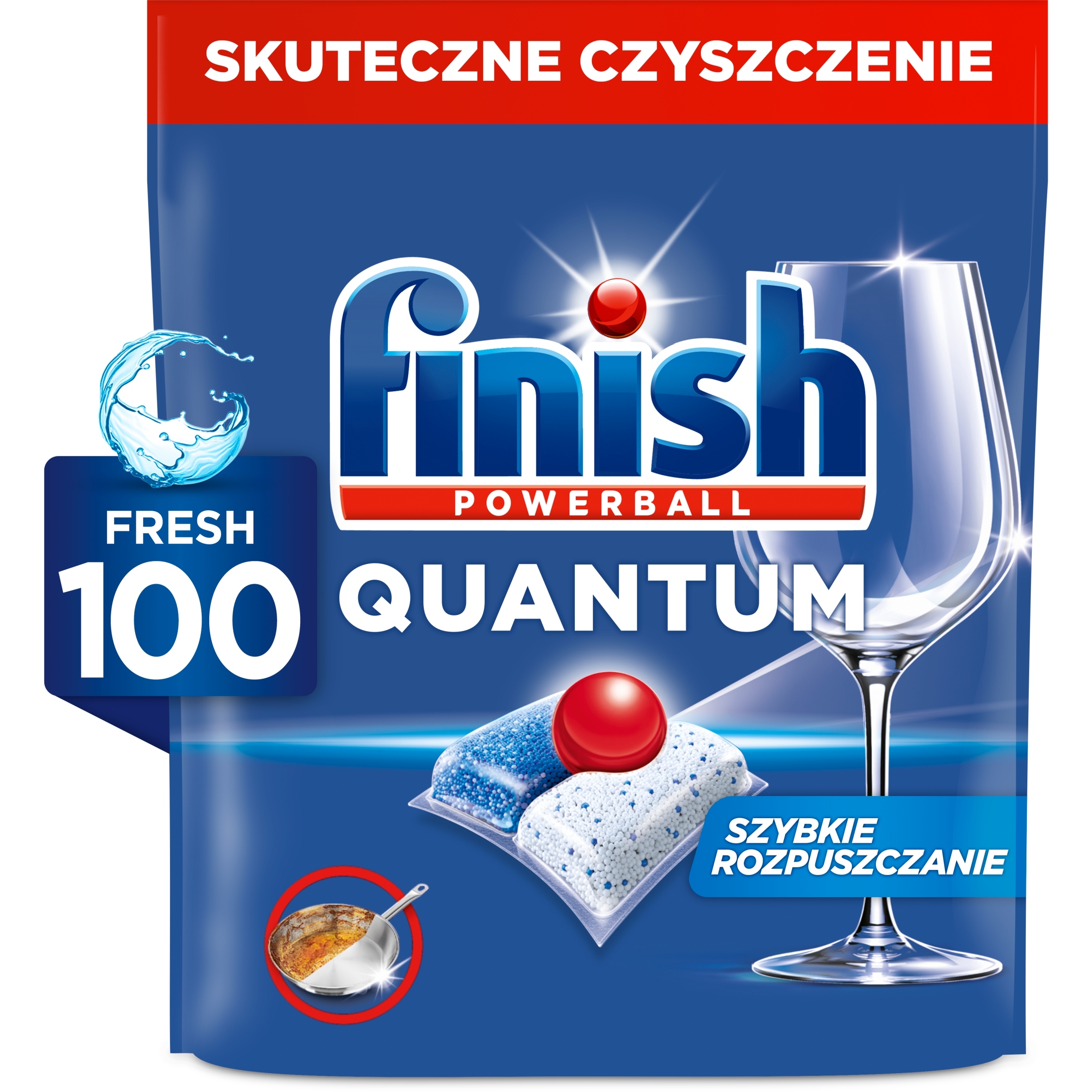 Kapsułki do zmywarki Finish Quantum All in One 100 szt. fresh