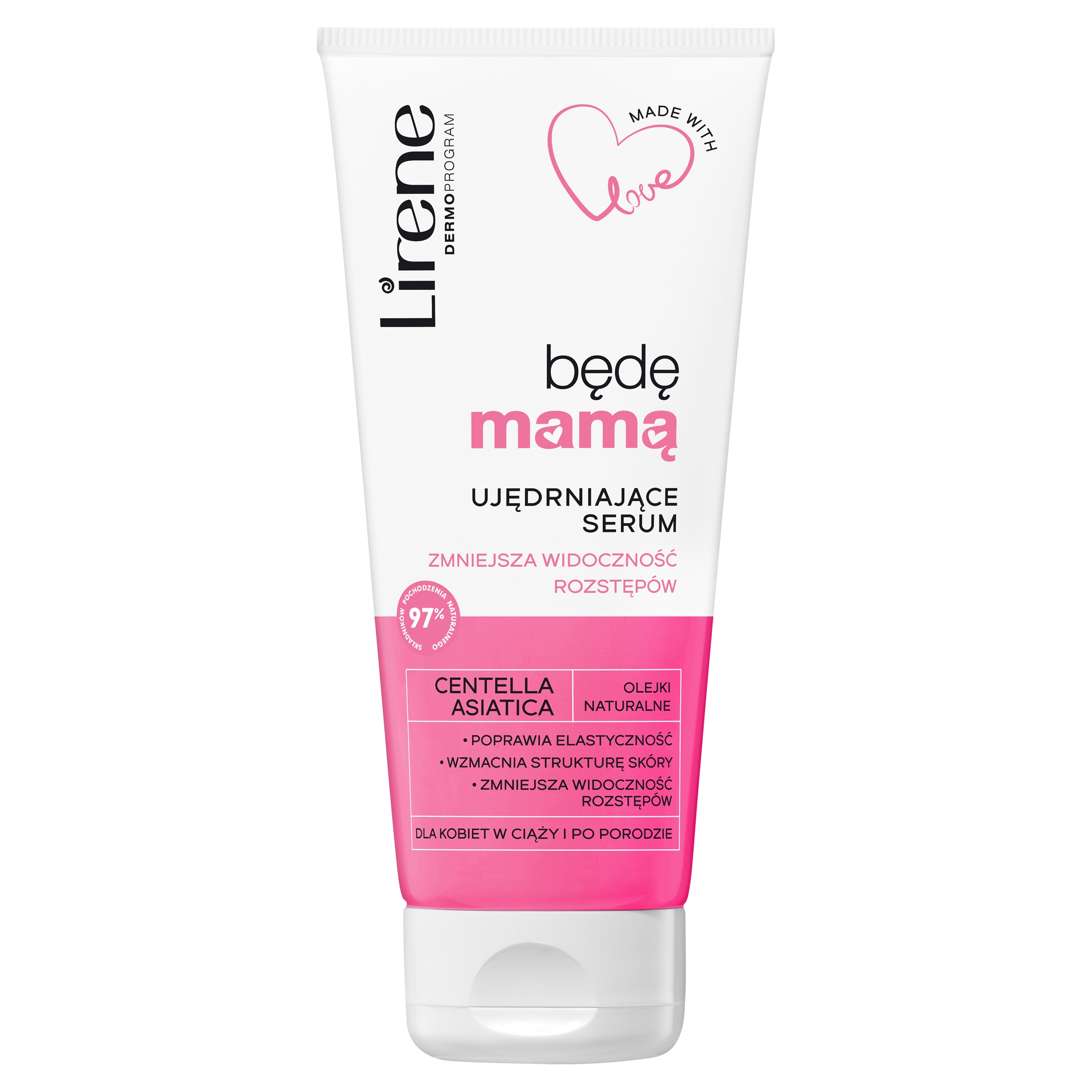 UJĘDRNIAJĄCE SERUM PRZECIW ROZSTĘPOM ZWIT.E I OLEJEM MIGDAŁOWYM LIRENE