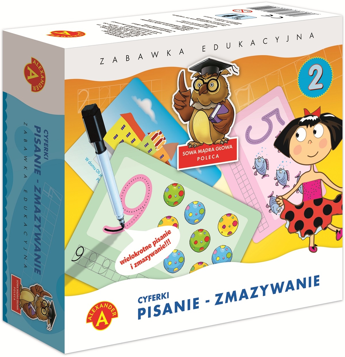 ALEXANDER GRA EDUKACYJNA PISANIE - ZMAZYWANIE CYFE