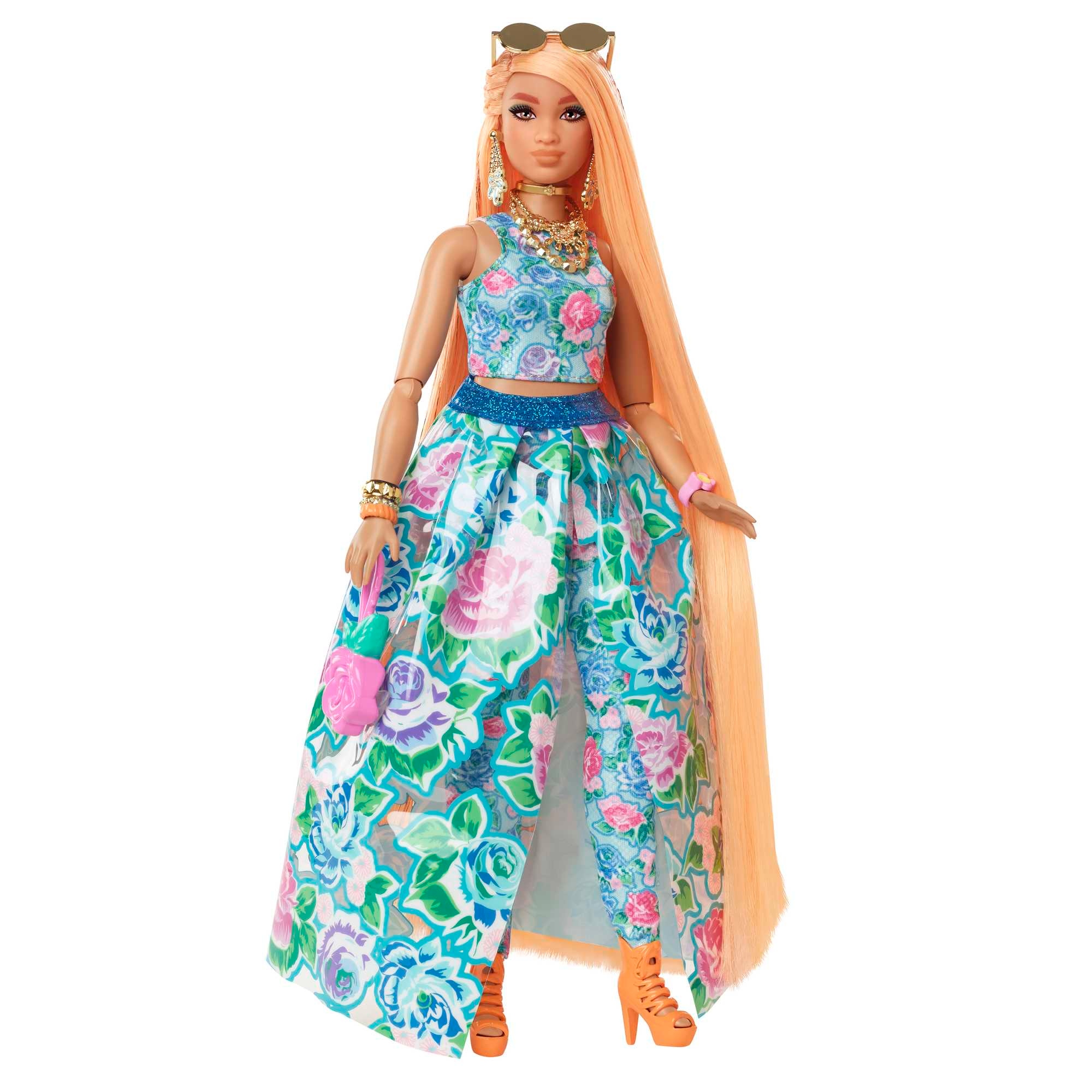 

Barbie Lalka Extra Fancy kwiatowa kotek HHN14