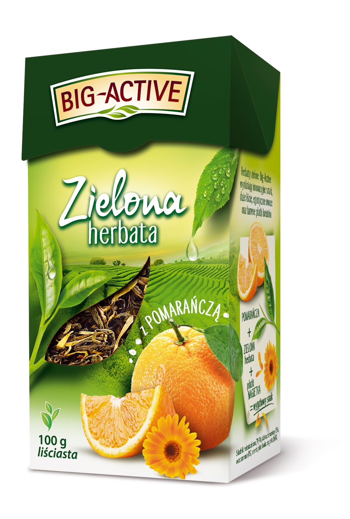 6 x Big-Active Čaj s pomerančem 100 g