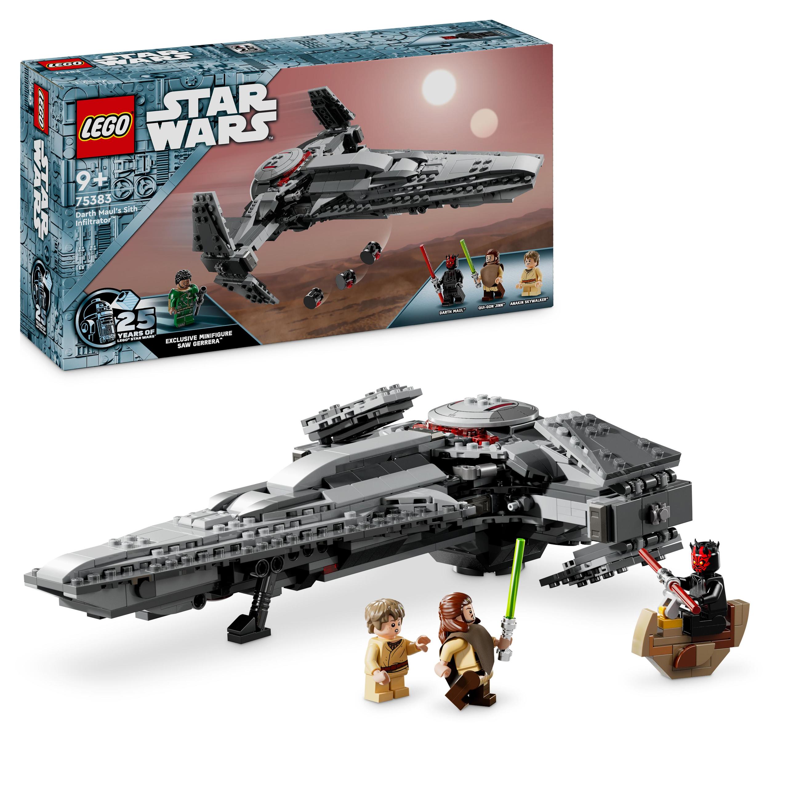 Lego 75383 Star Wars Infiltrátor Sithů Dartha Maula Stavebnice Hvězdné války