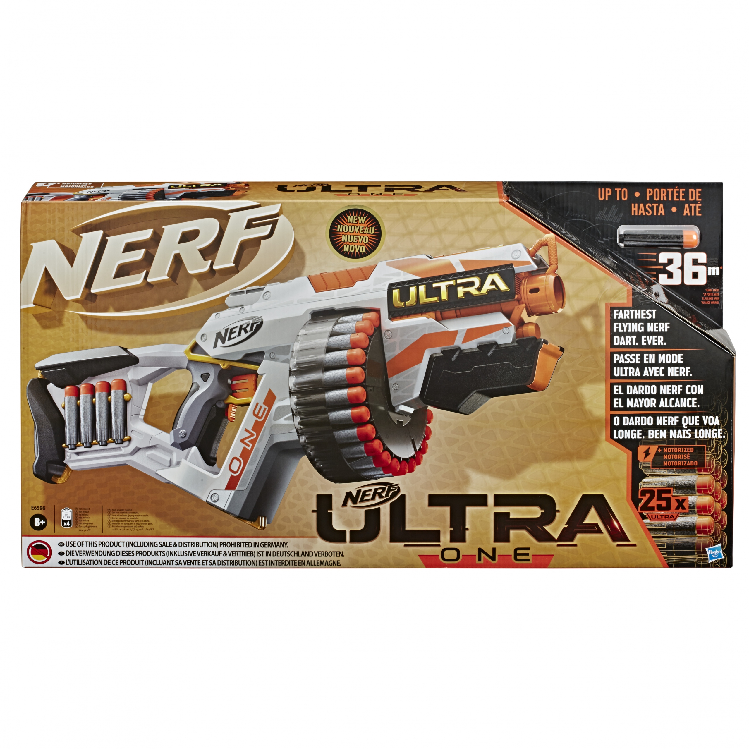

Nerf Ultra Wyrzutnia Ultra One +25 strzałek E6596